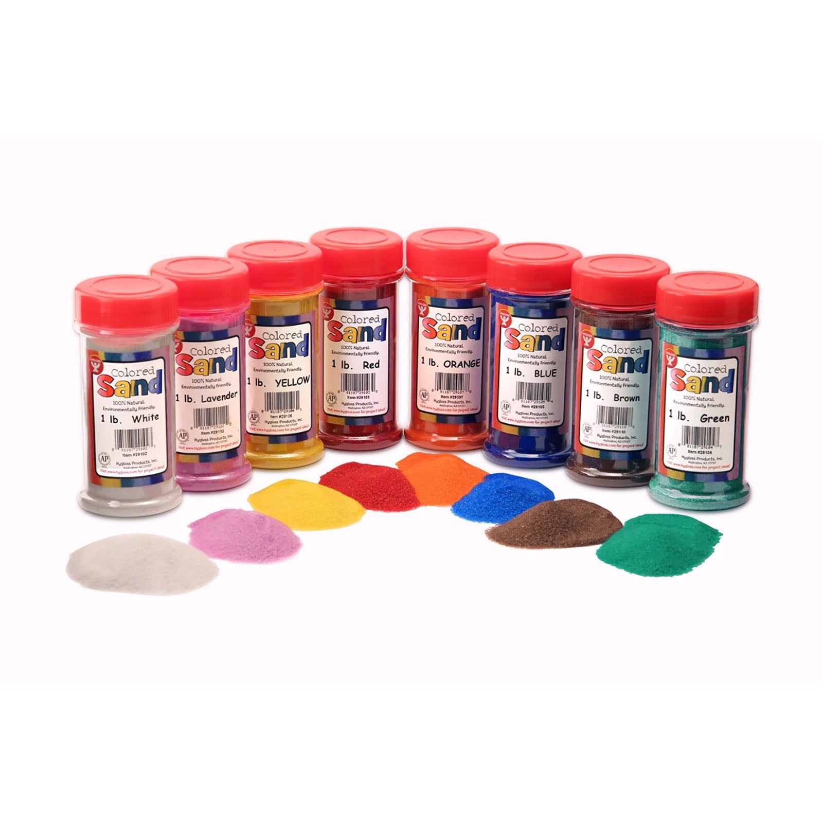 Colored Sand - 12 asst'd colors , 1 lb each