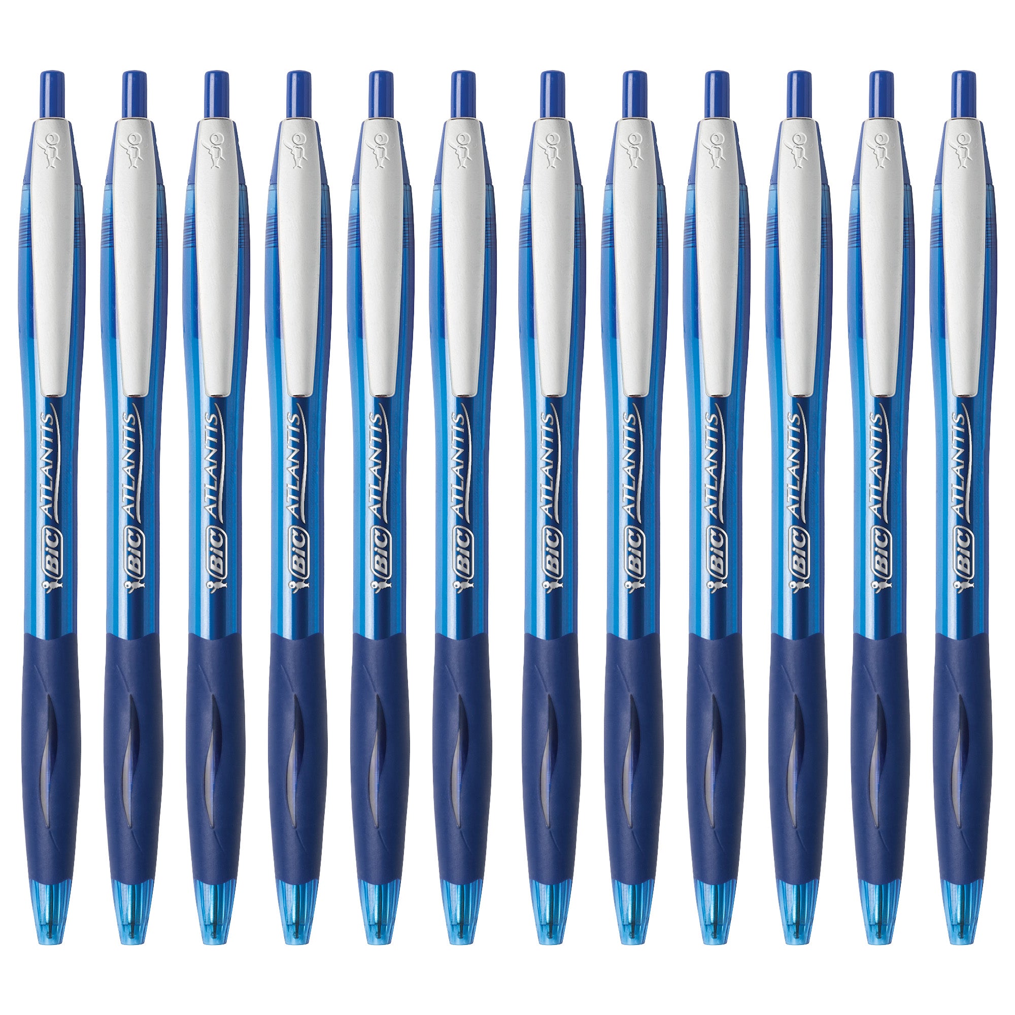 Glide™ Retractable Ball Pen, Medium Point (1.0 mm), Blue, 12-Count