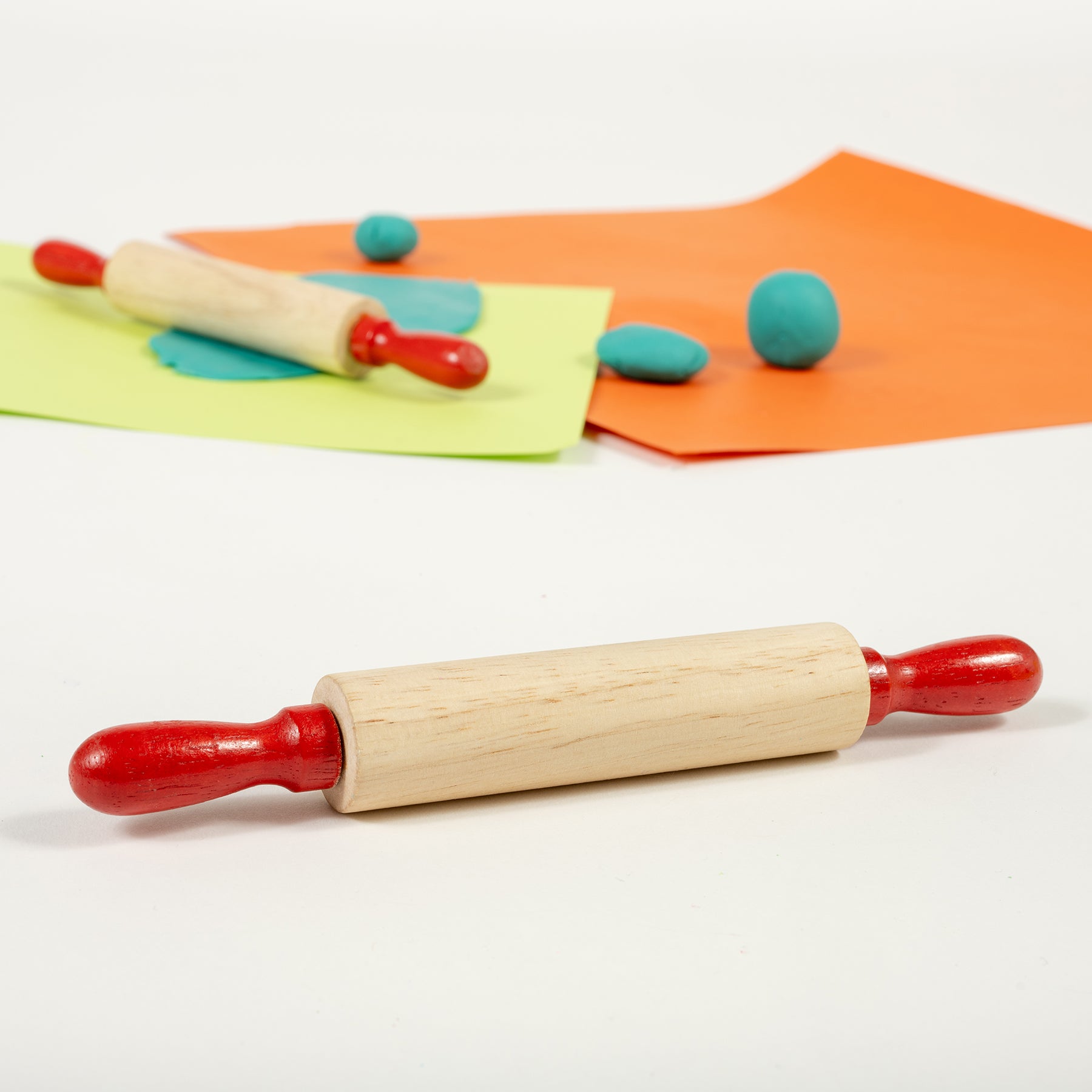 Mini Wooden Rolling Pins, 6 Per Set, 3 Sets
