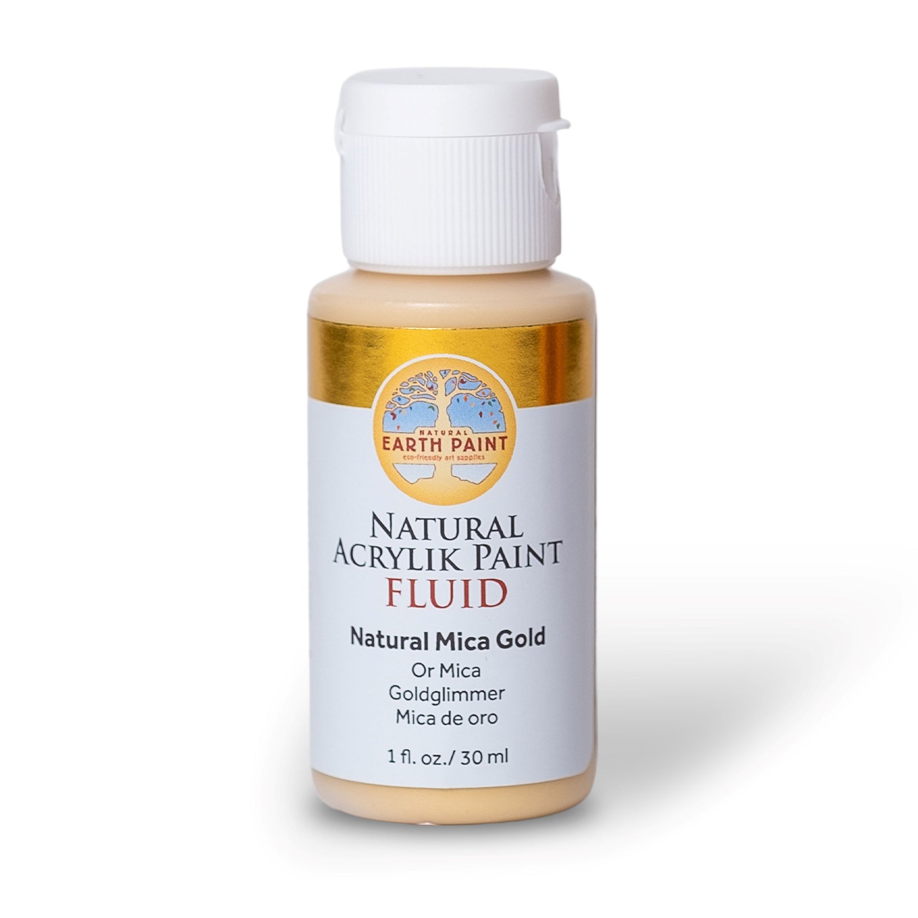 Natural Fluid Acrylik - 1 oz - Gold Mica