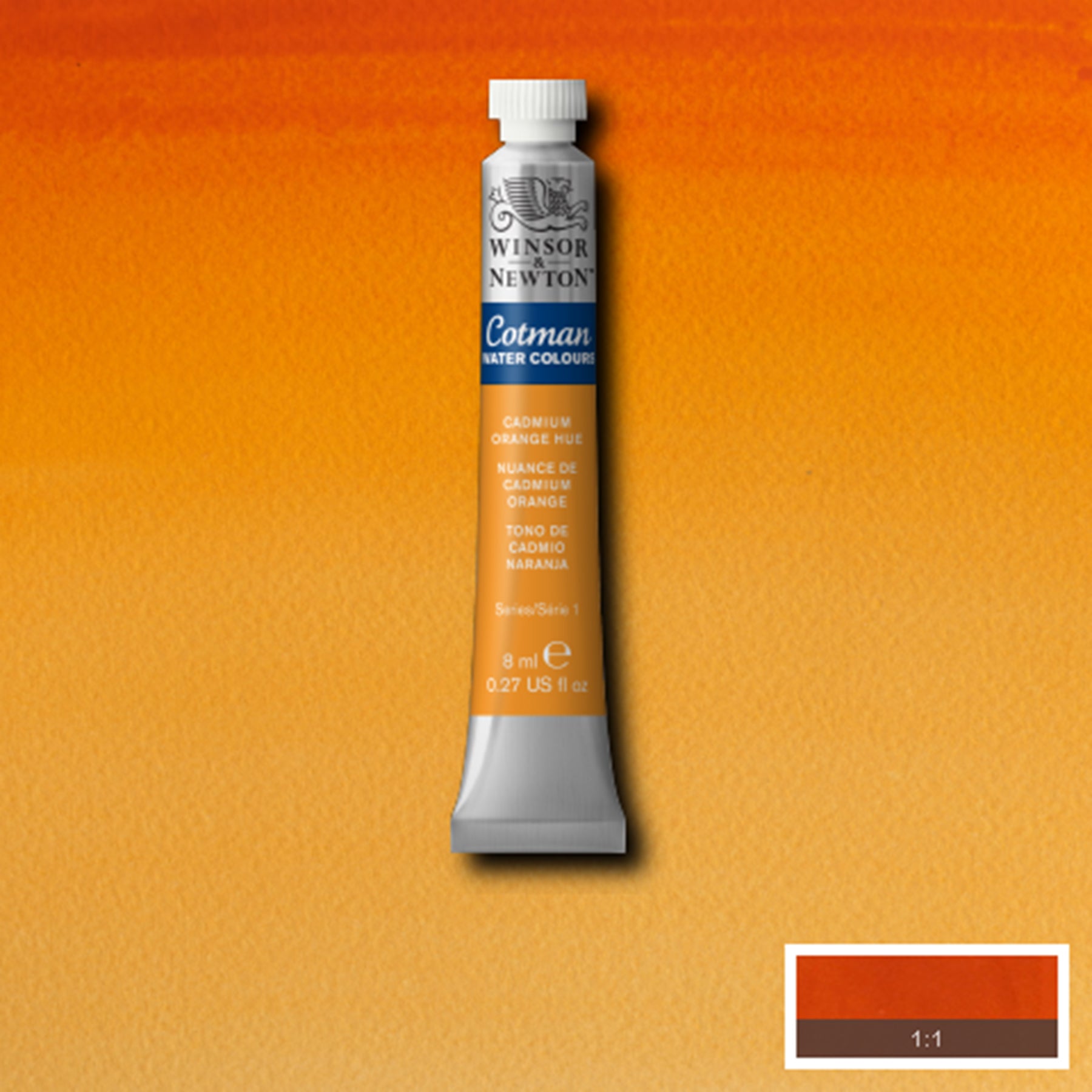 CWC 8ml tube - Cadmium Orange Hue