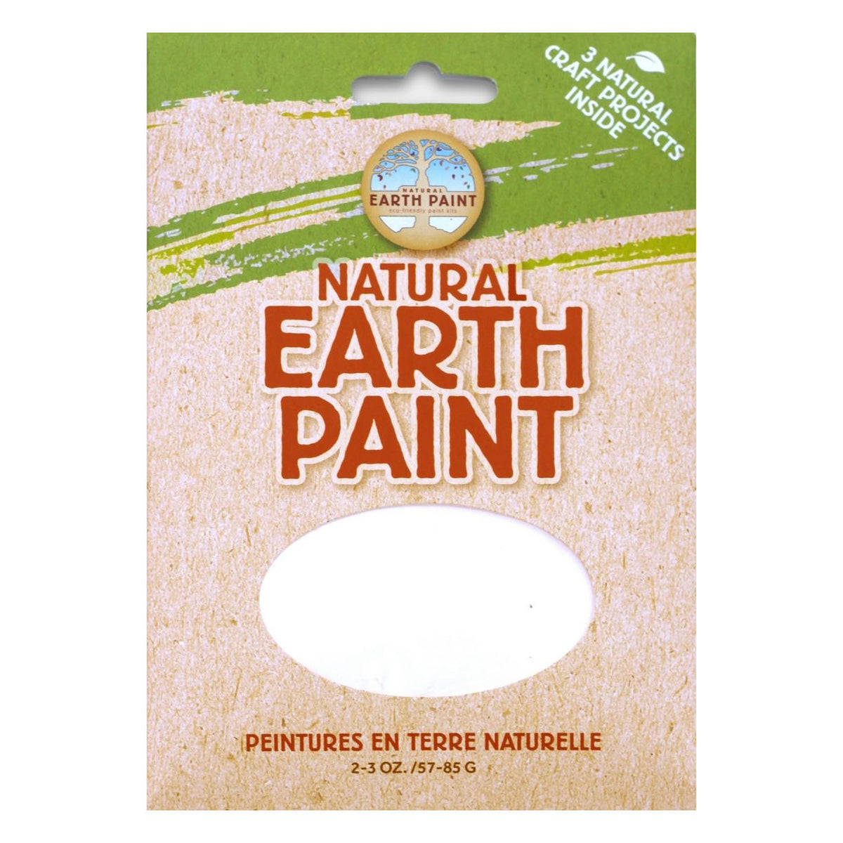 (2 EA) NATURAL EARTH PAINT 3OZ WHT