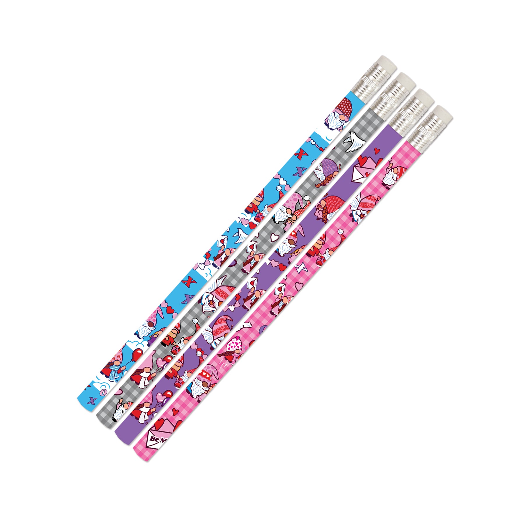 Valentine Gnomes Pencils, Pack of 12
