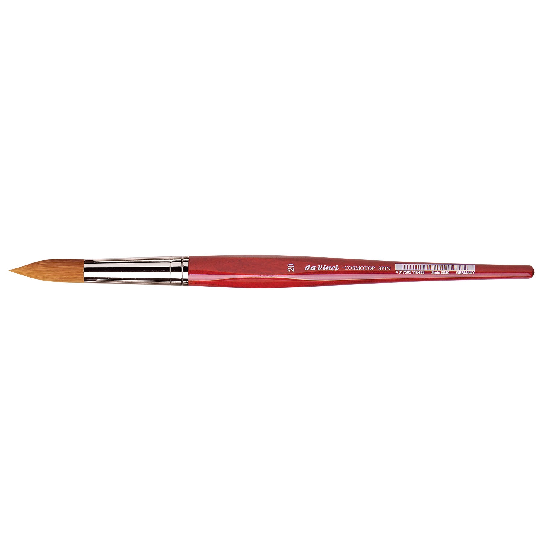 COSMOTOP-SPIN Silkpainting Brush, Synthetic, Watercolor, Round, Size 20