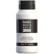 LQ BASICS Acrylic Fluid 118ml Bottle -  Transparent Mixing White