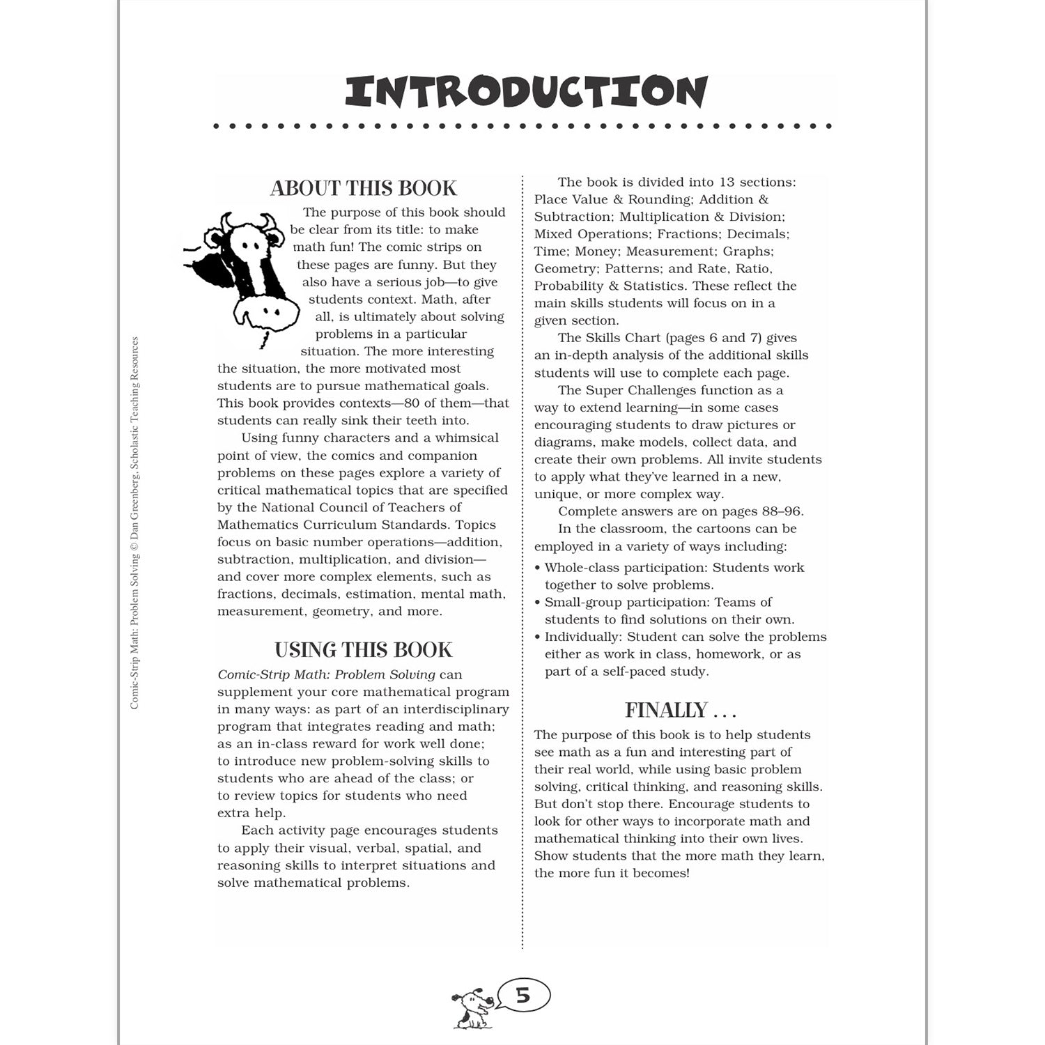 Comic-Strip Math: Problem Solving Book