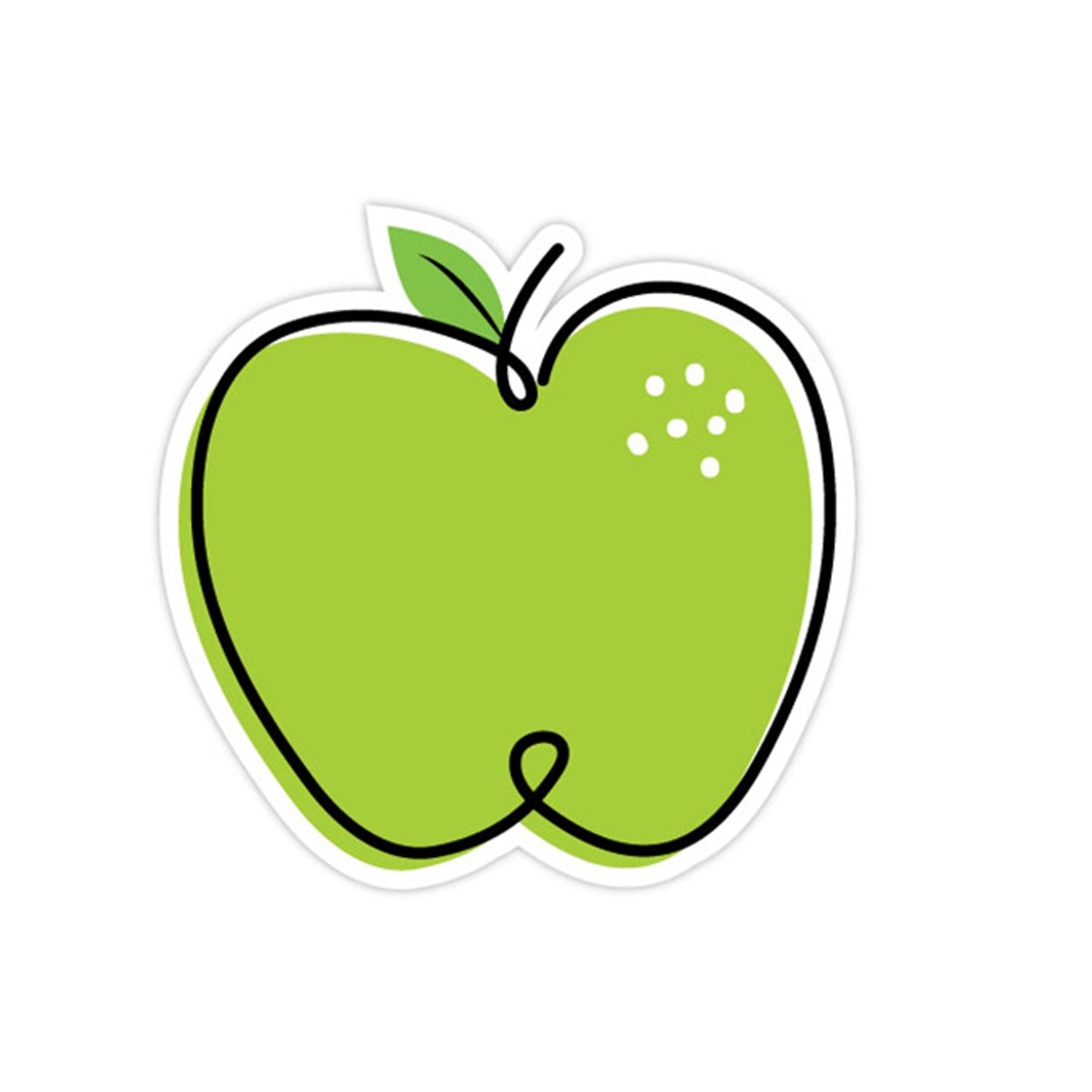 Core Décor Doodle Apples 6" Designer Cut-Outs, Pack of 36