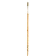 TOP-ACRYL White Brush, Synthetic, Acrylic & Oil, Round, Series 7782, Size 20
