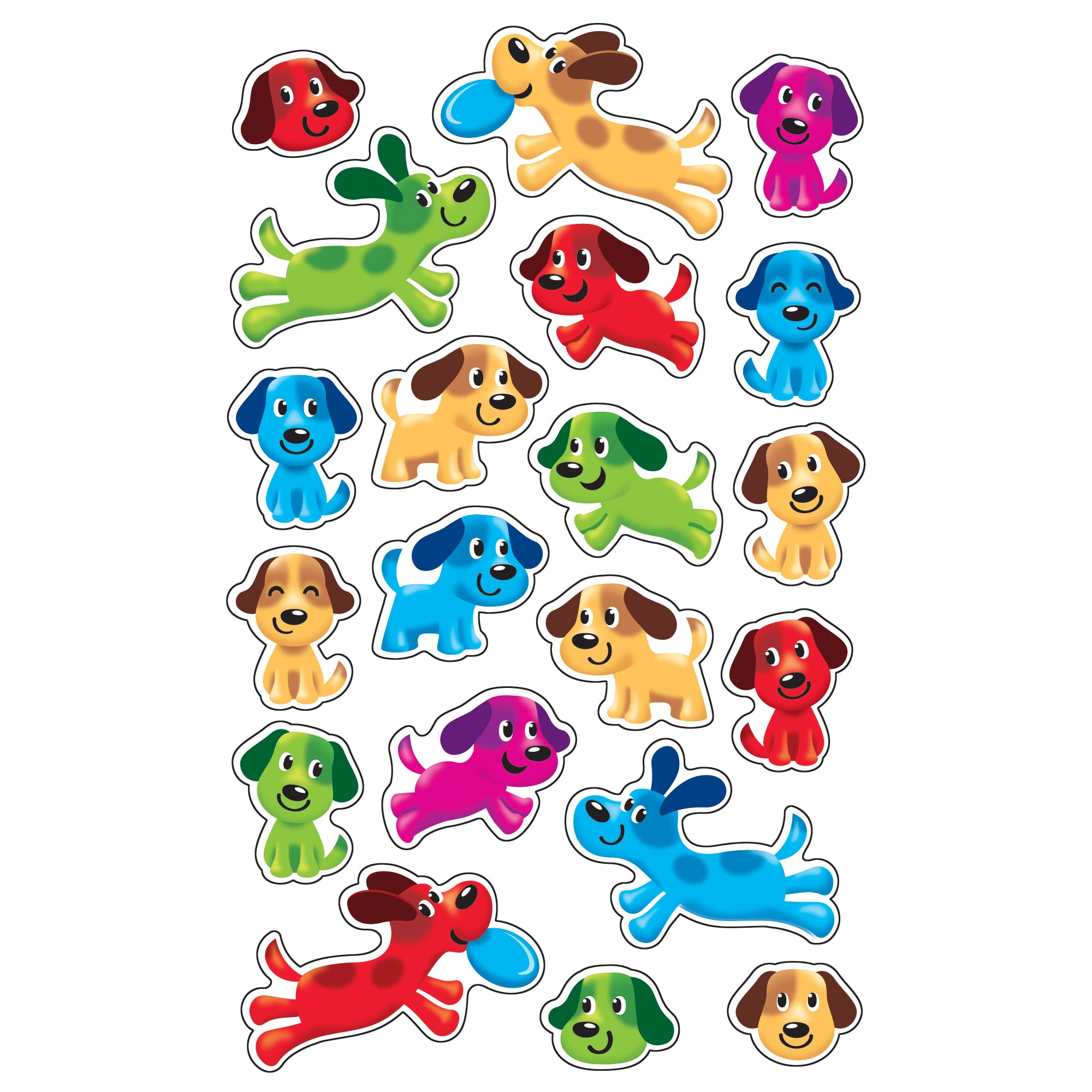 Puppy Pals superShapes Stickers-Large, 160 ct