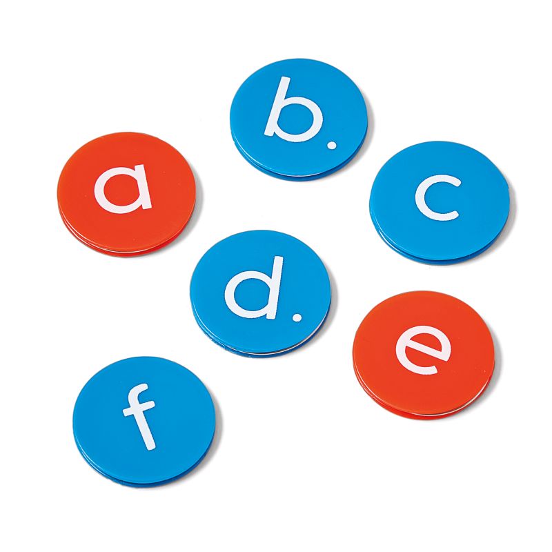 Spanish Lowercase Alphabet Chips