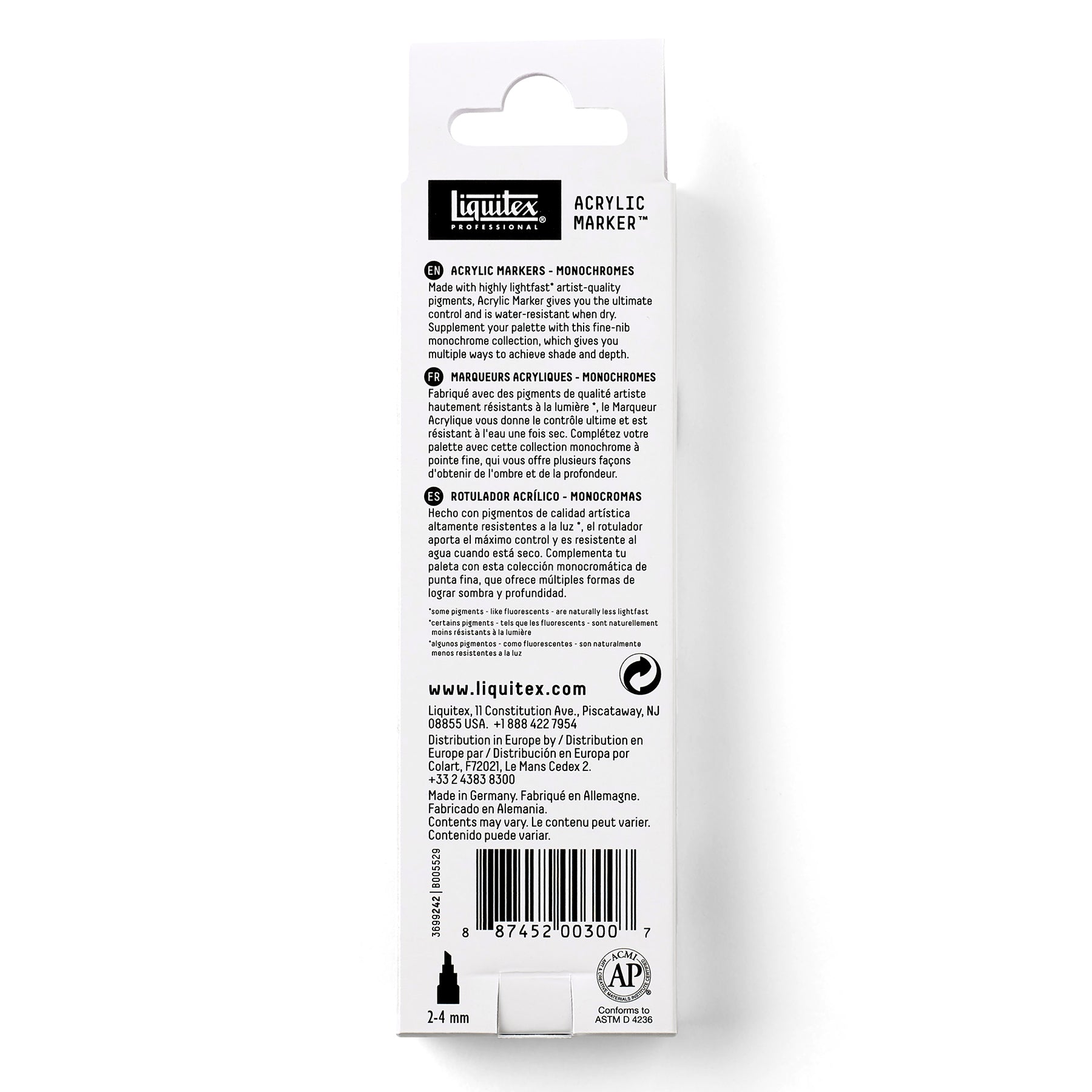 LQ Paint Marker Fine 3 Set - Monochromes