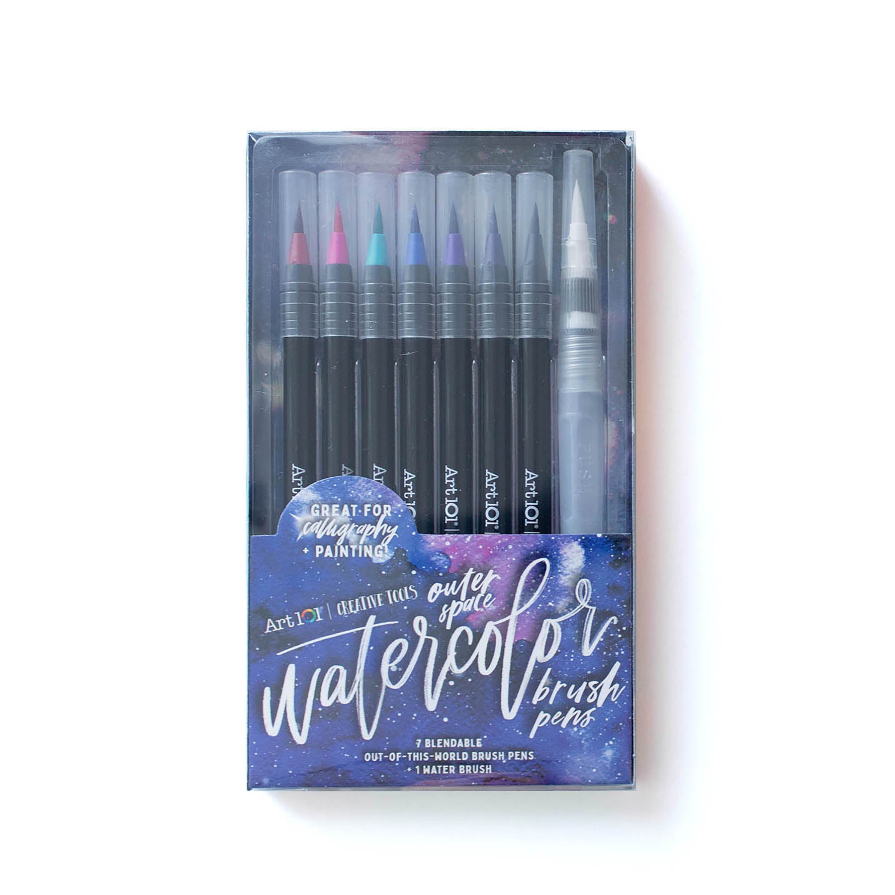 Watercolor Brush Pens, 24-Pack