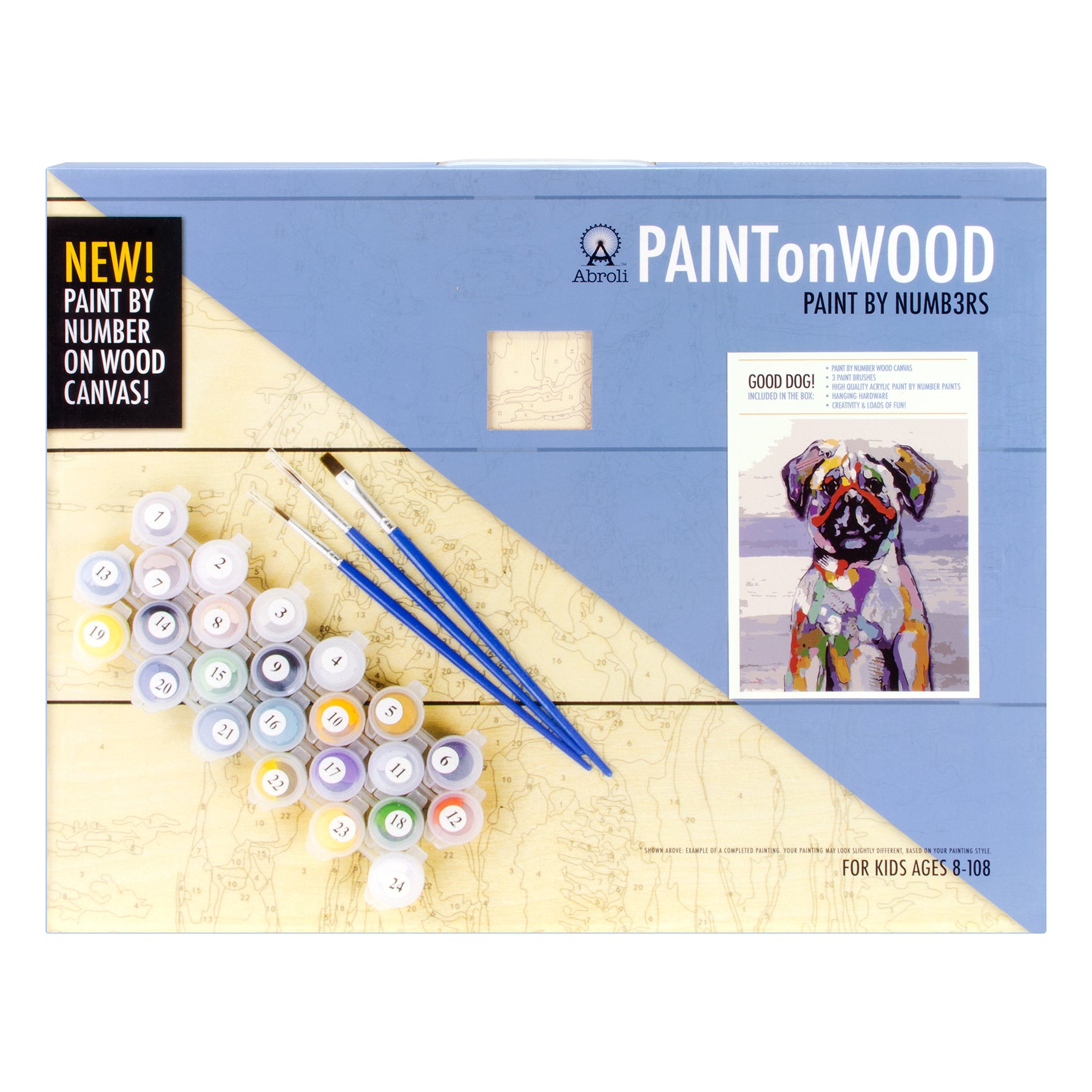 Large Paint On Wood by Number - Good Dog