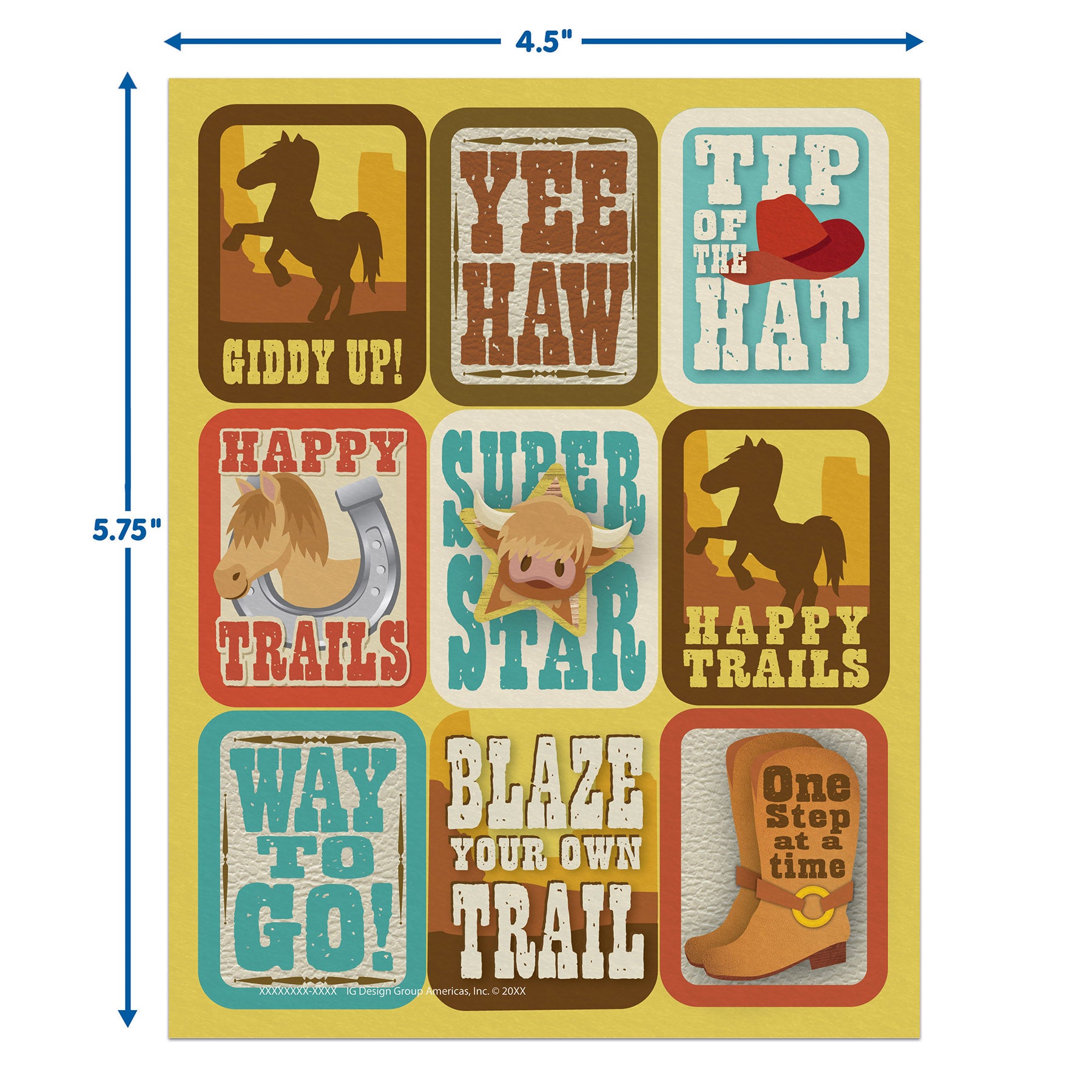 Wild Wild Classroom Giant Stickers, Pack of 36