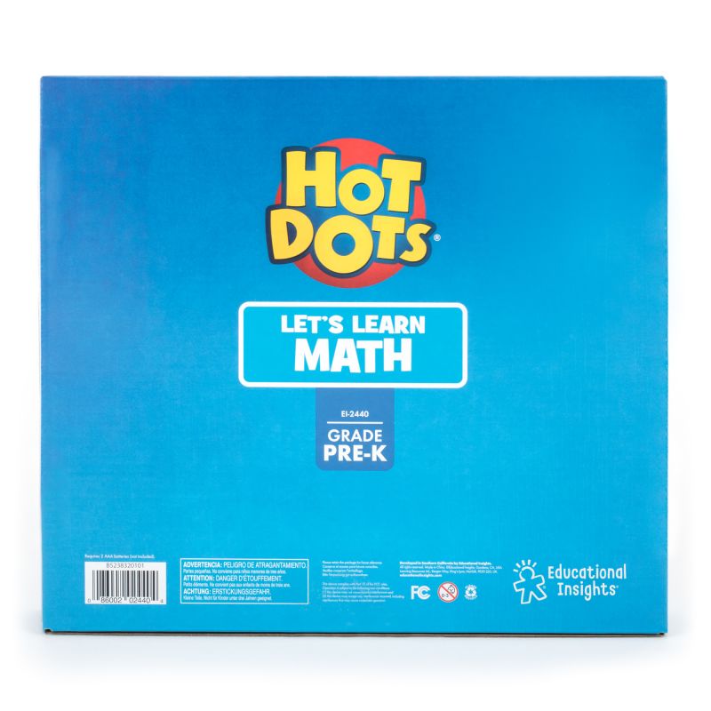 Hot Dots® Let'S Learn Pre-K Math!