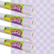 PURPLE CHECKERS BB ROLL 4/PK