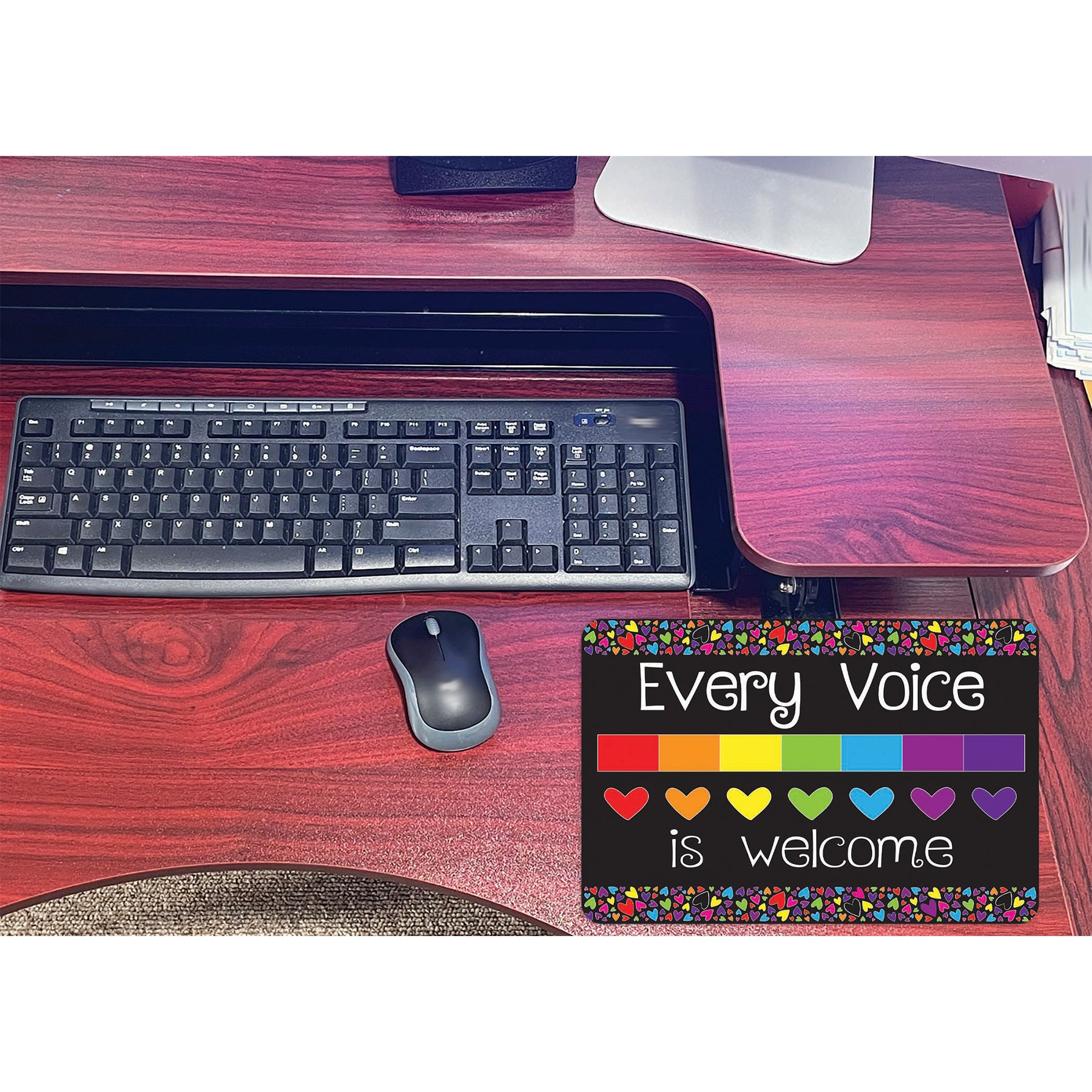 Computer Mouse Pad, 8" x 10", Every Voice is Welcome Here