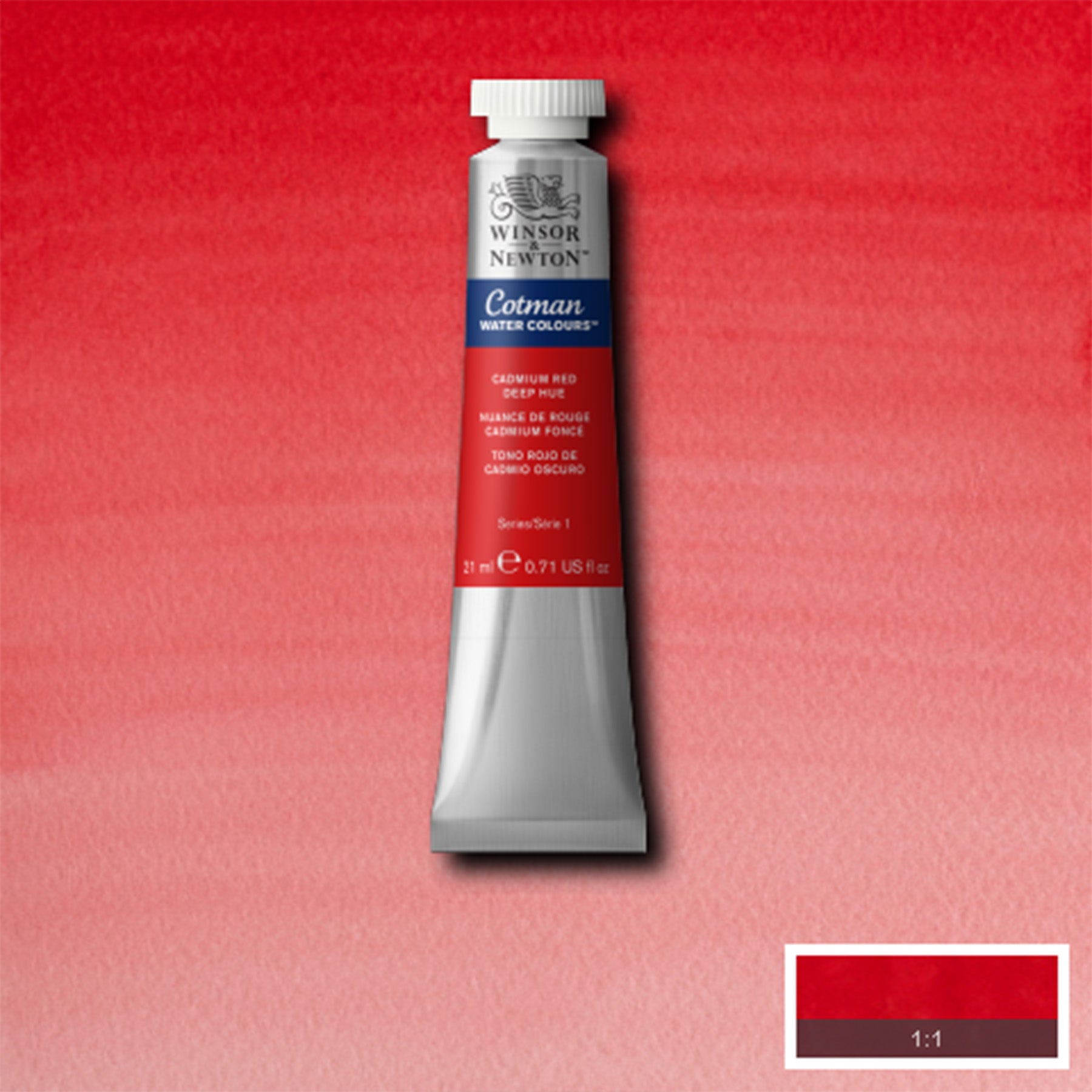 CWC 21ml tube - Cadmium Red Deep Hue