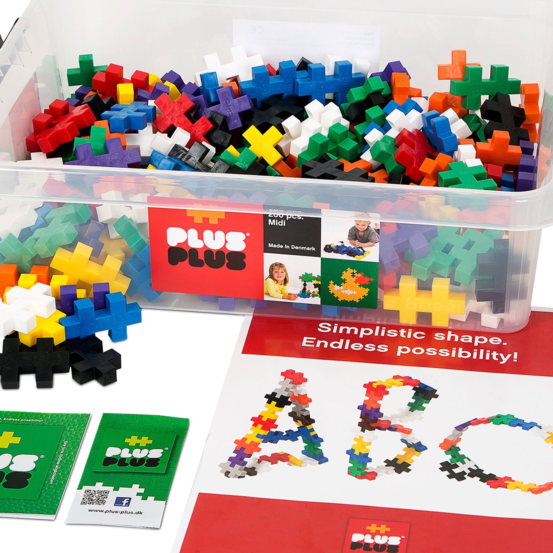 Building Blocks Big Basic Mix, 200-Piece Tub