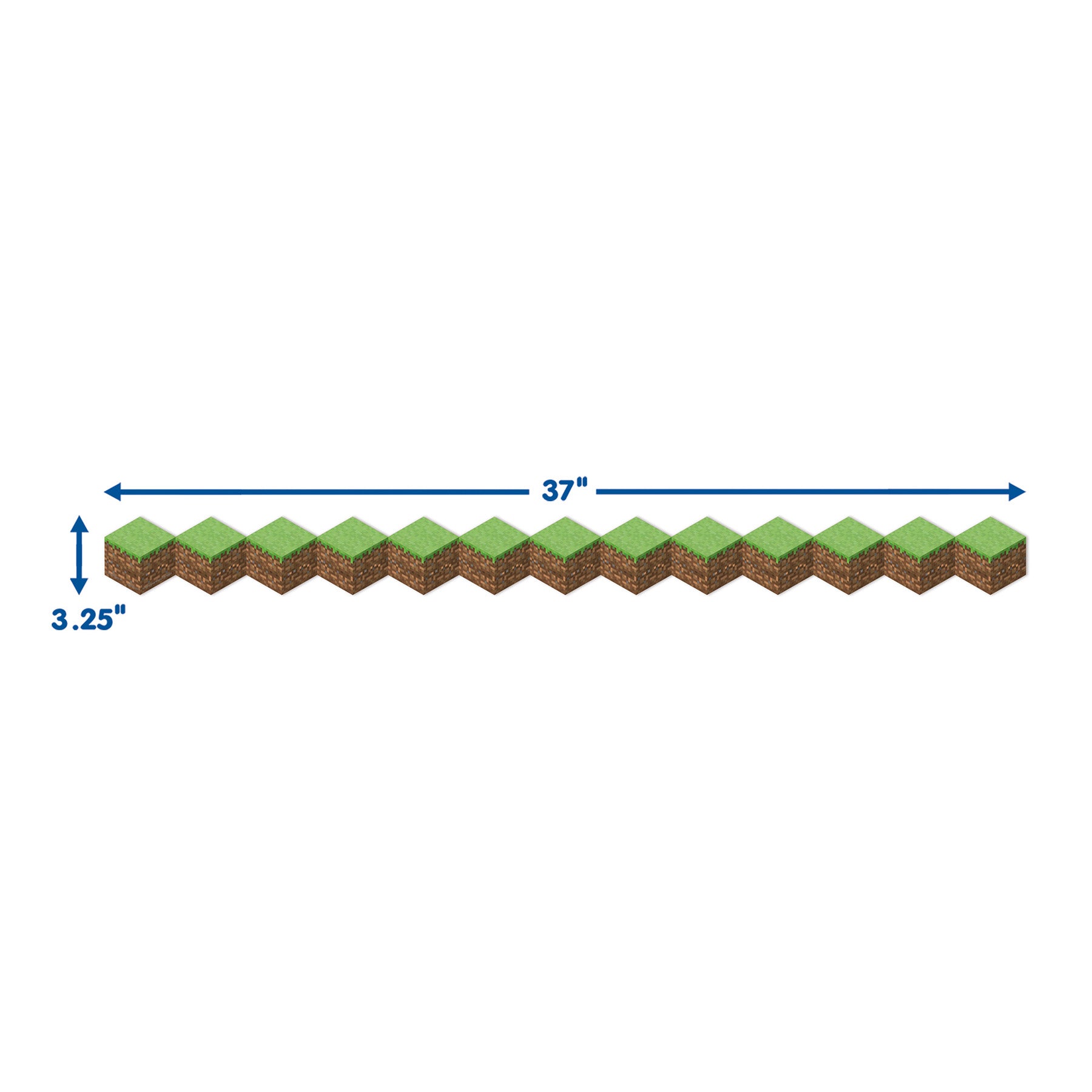 Minecraft Die-Cut Blocks Extra Wide Trim, 37 Feet