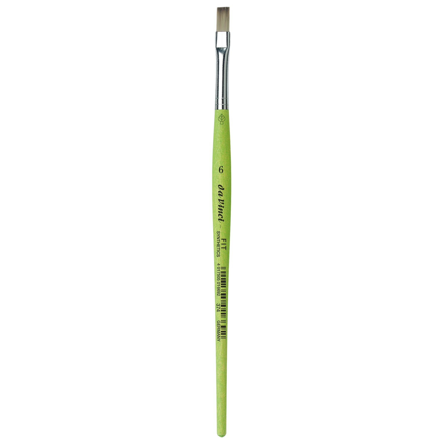 FIT Synthetics Student Brush, Synthetic, Acrylic & Tempera, Flat, Series 374, Size 6