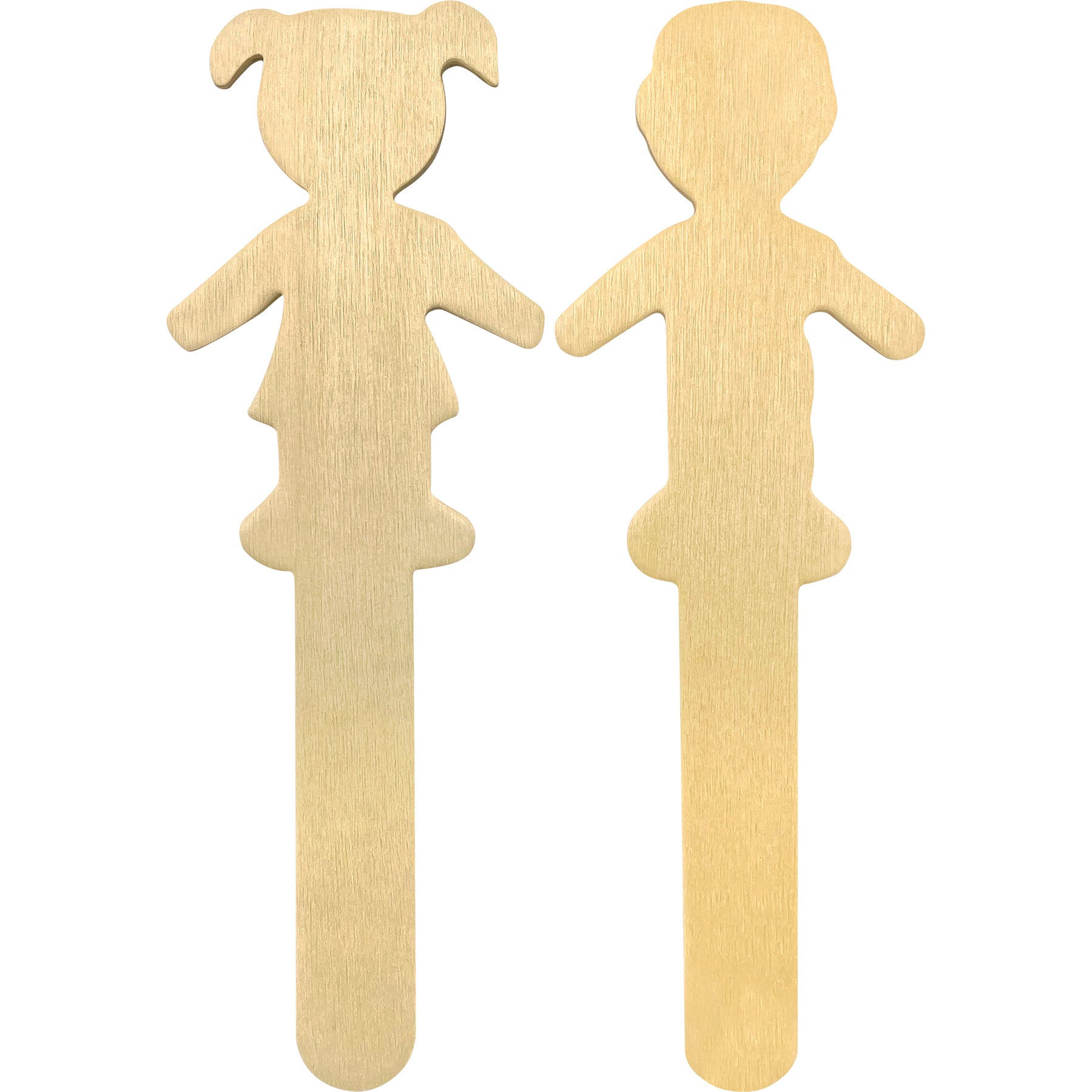 STEM Basics: People-Shaped Craft Sticks - 50 Count