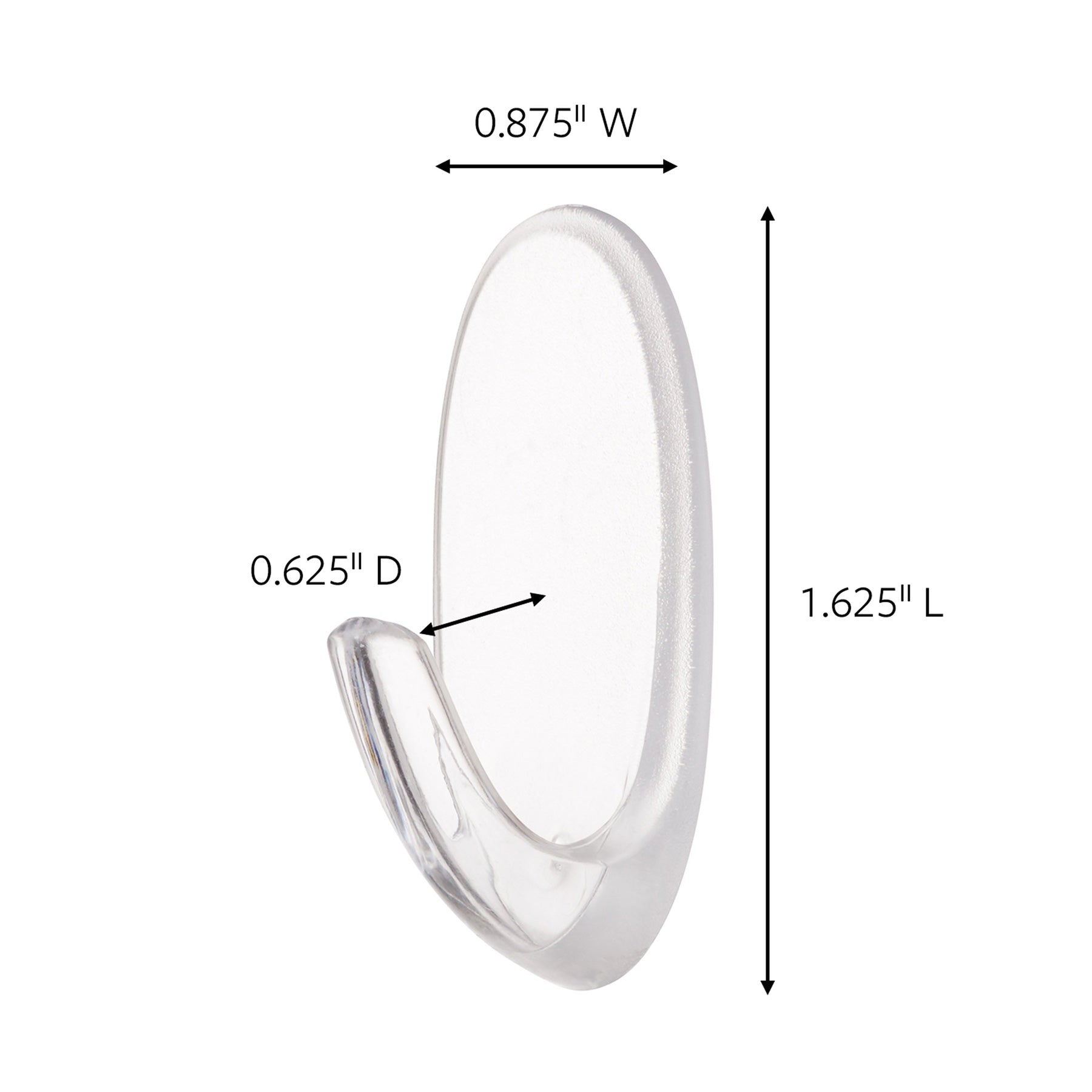Command™ Clear Medium Hooks Value Pack, 6 Count