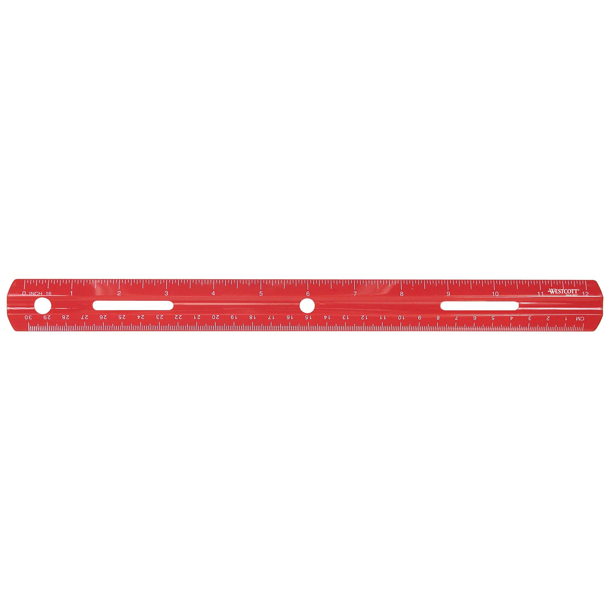 12" Plastic Ruler, Assorted Colors (No Color Choice)