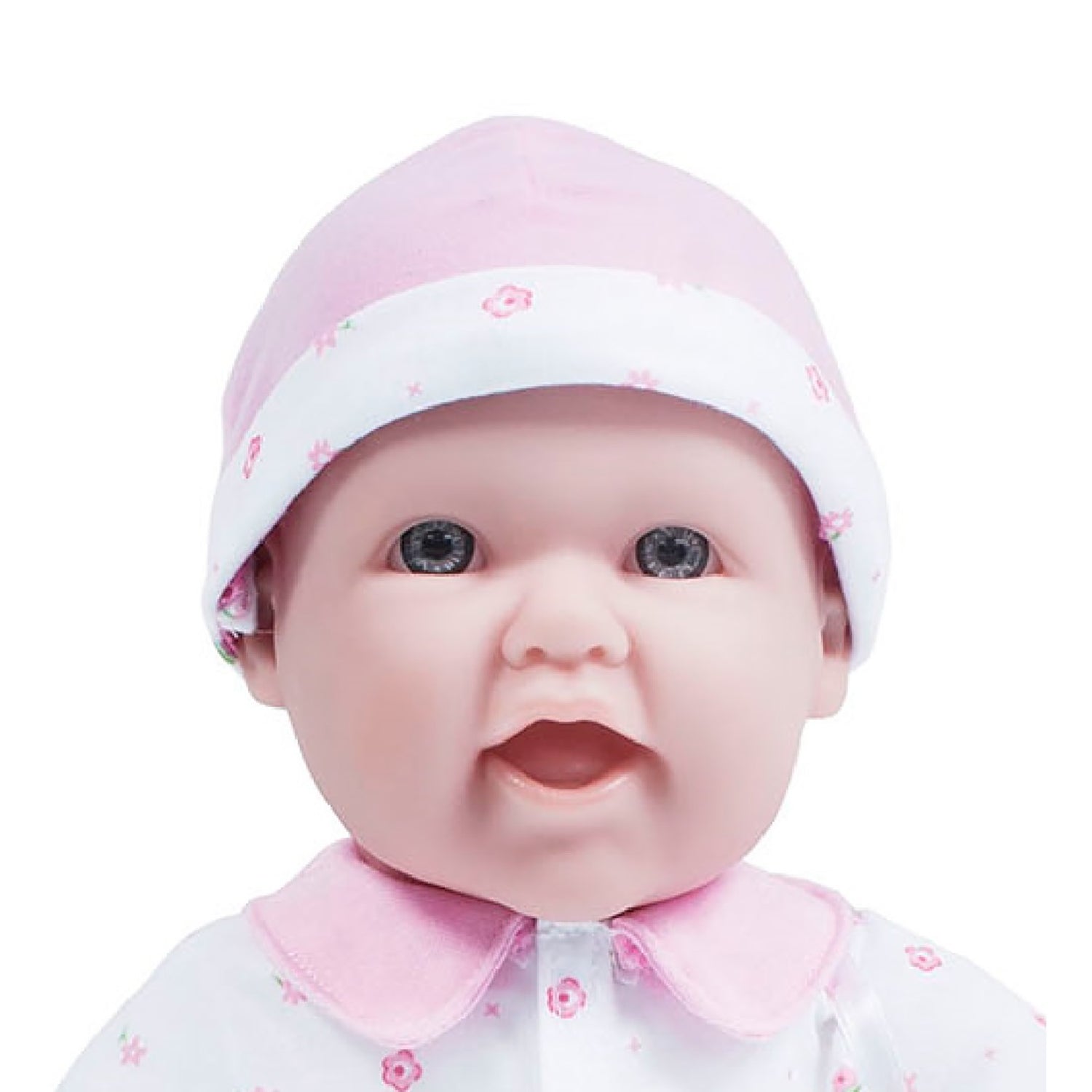 La Baby Soft 16" Baby Doll, Pink with Pacifier, Caucasian