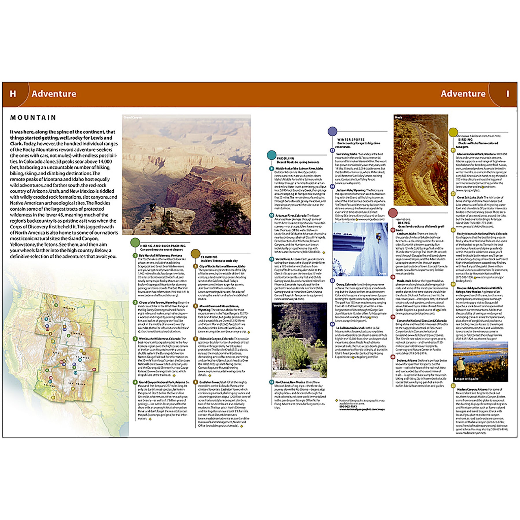 Road Atlas 2024: Adventure Edition, United States, Canada, Mexico, 11" x 15"