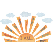 Moving Mountains Road Trip Sun Positive Affirmations Bulletin Board Set, 17 Pieces