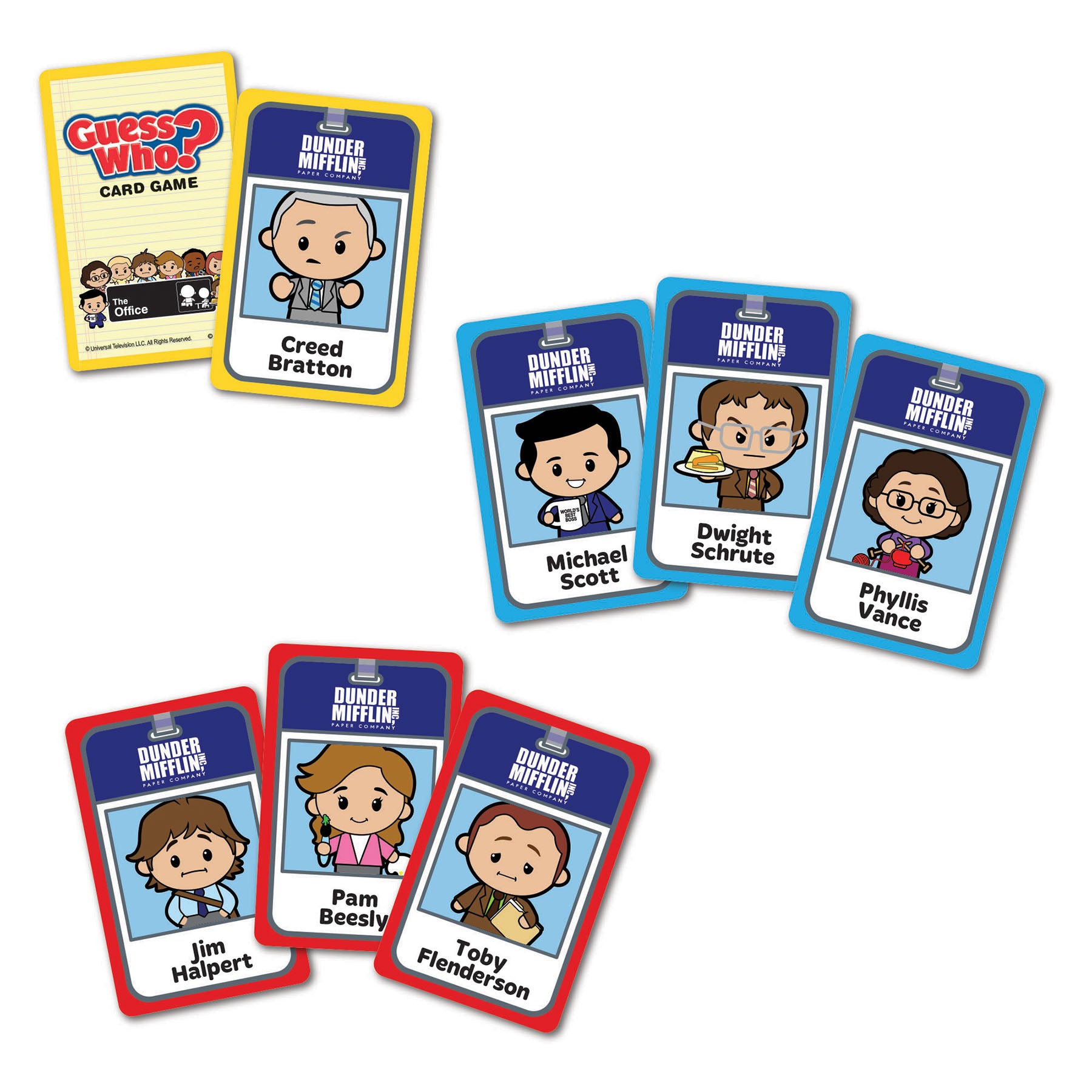 GUESS WHO® Card Game: The Office