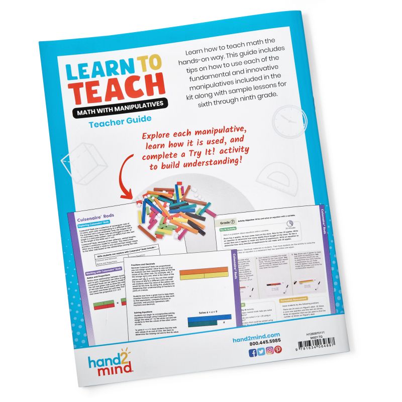Learn To Teach Math W Manips 6-9