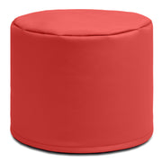 Jaxx Mallo Modular Pouf Classroom Bean Bag Seat, Premium Vinyl - Red