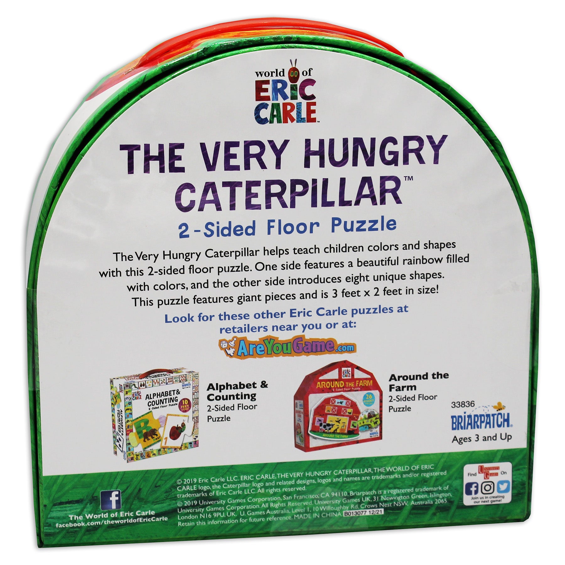The World of Eric Carle™ The Very Hungry Caterpillar 2-Sided Floor Puzzle