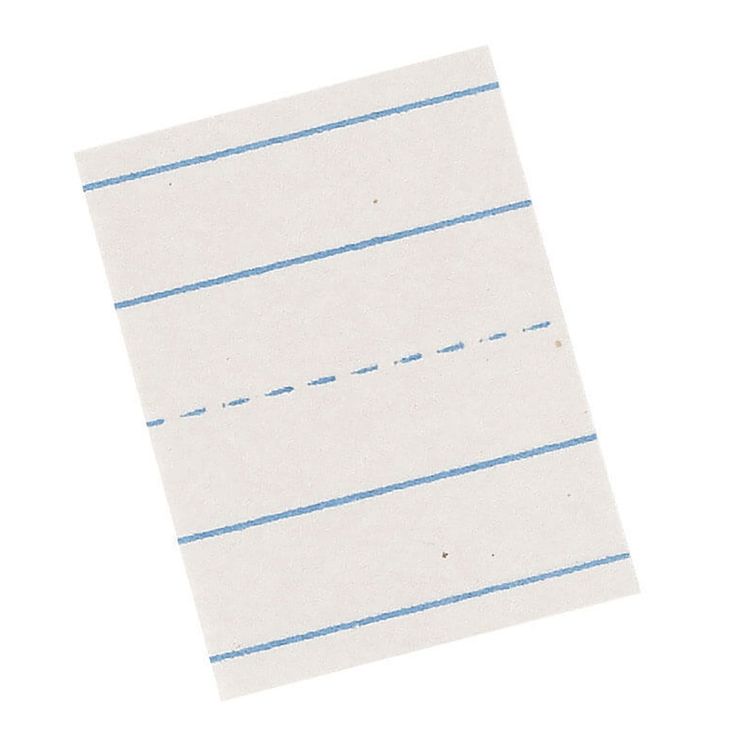 Newsprint Handwriting Paper, Picture Story, 7/8" x 7/16" x 7/16" Ruled Long, 18" x 12", 500 Sheets