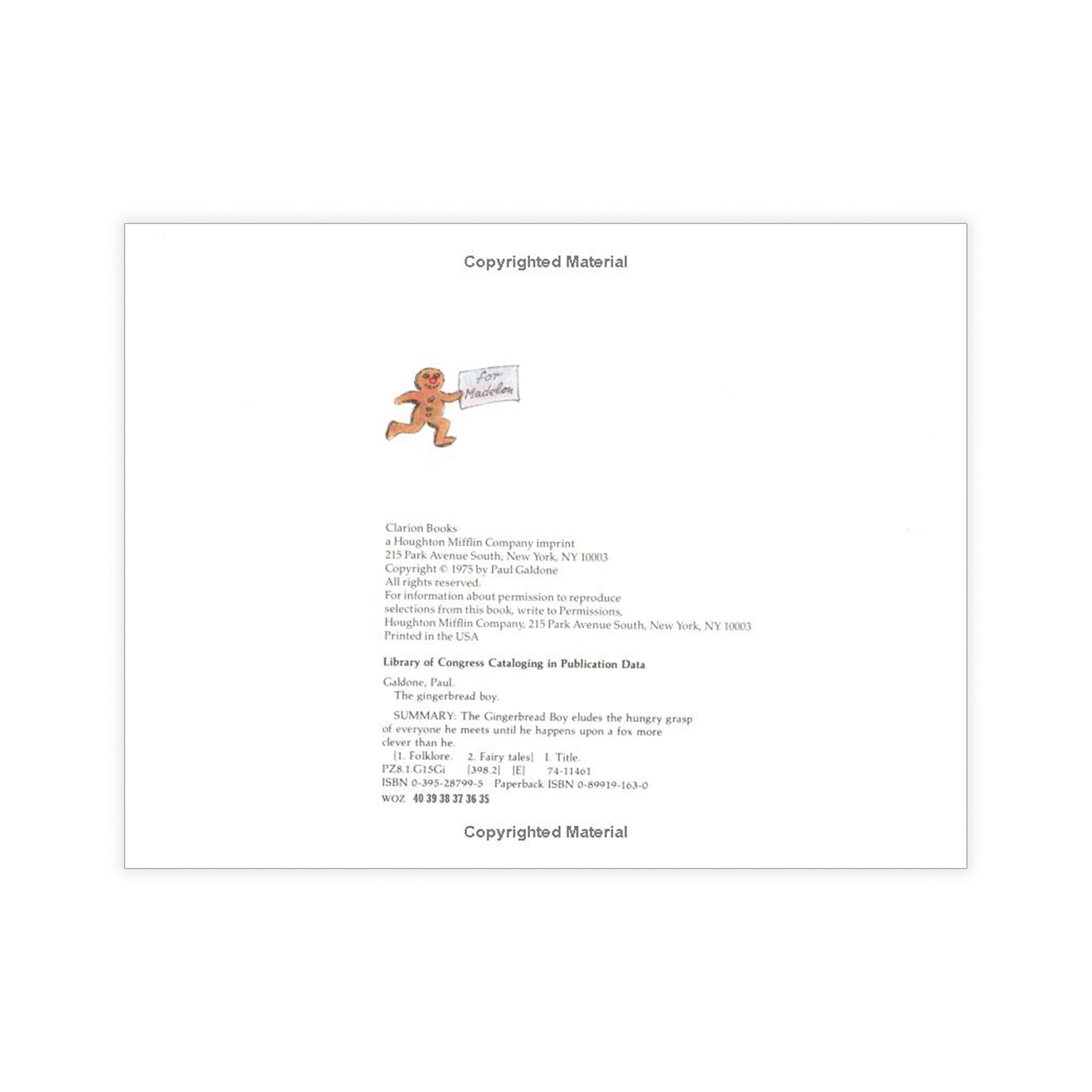 Gingerbread Boy Big Book