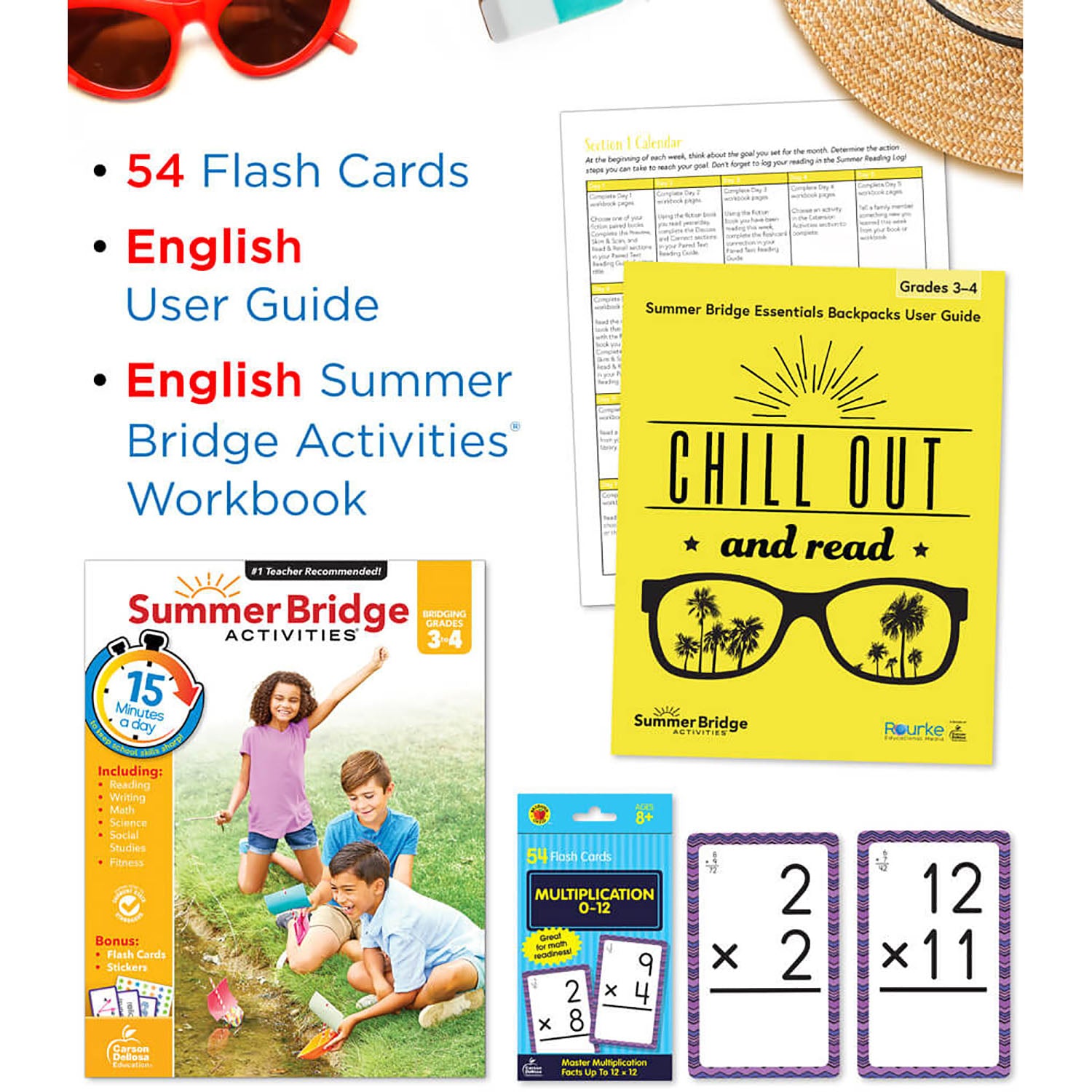 Summer Bridge Essentials Backpack, Grade 3-4