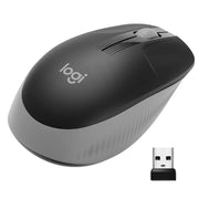 Logitech Wireless Full Size Mouse with Ambidextrous Curve Design - Charcoal Grey