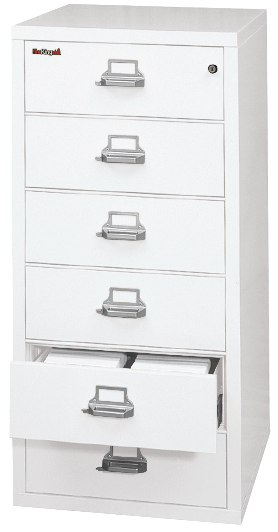 6 drawer card check and note file (Arctic White)