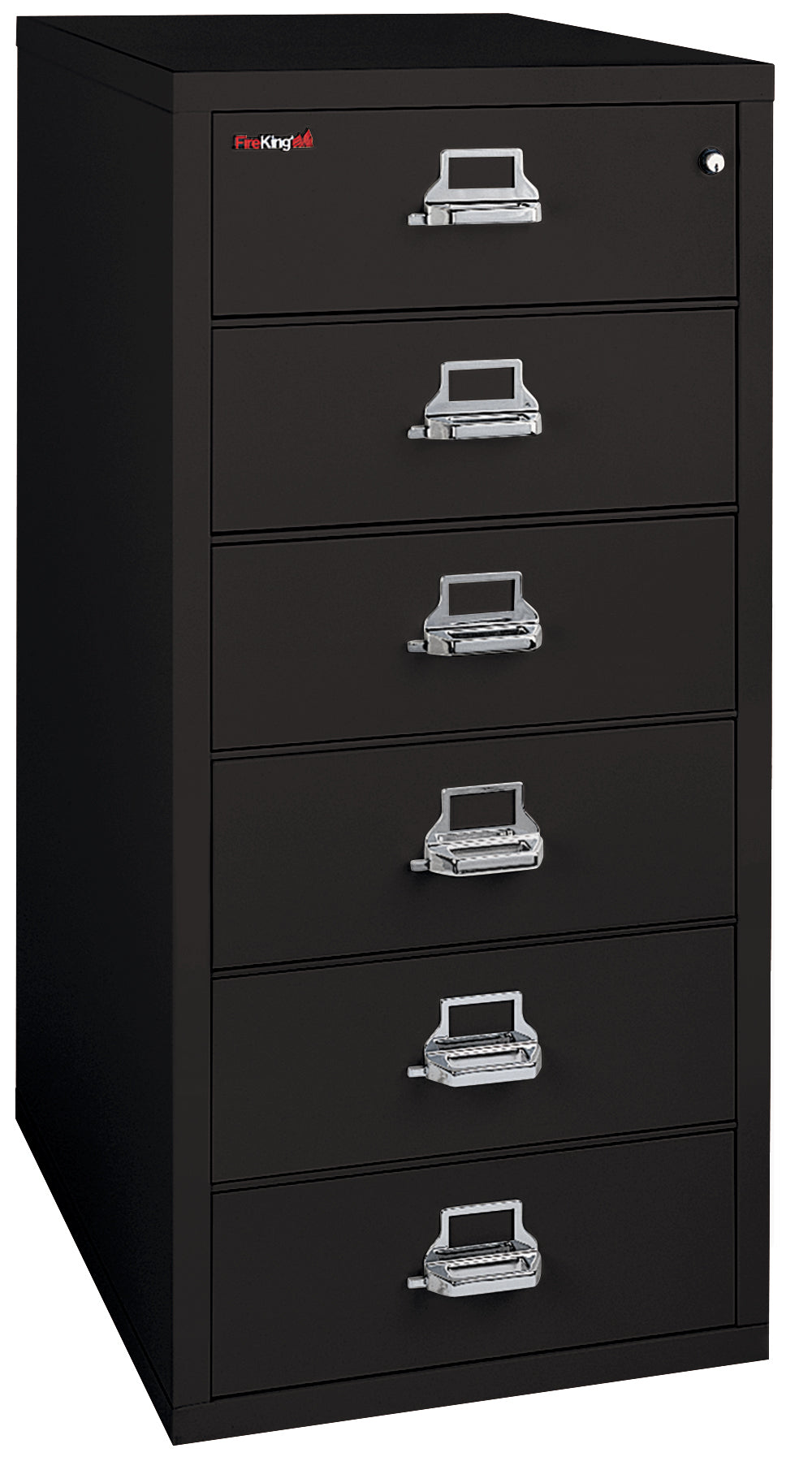 6 drawer card check and note file (Black)