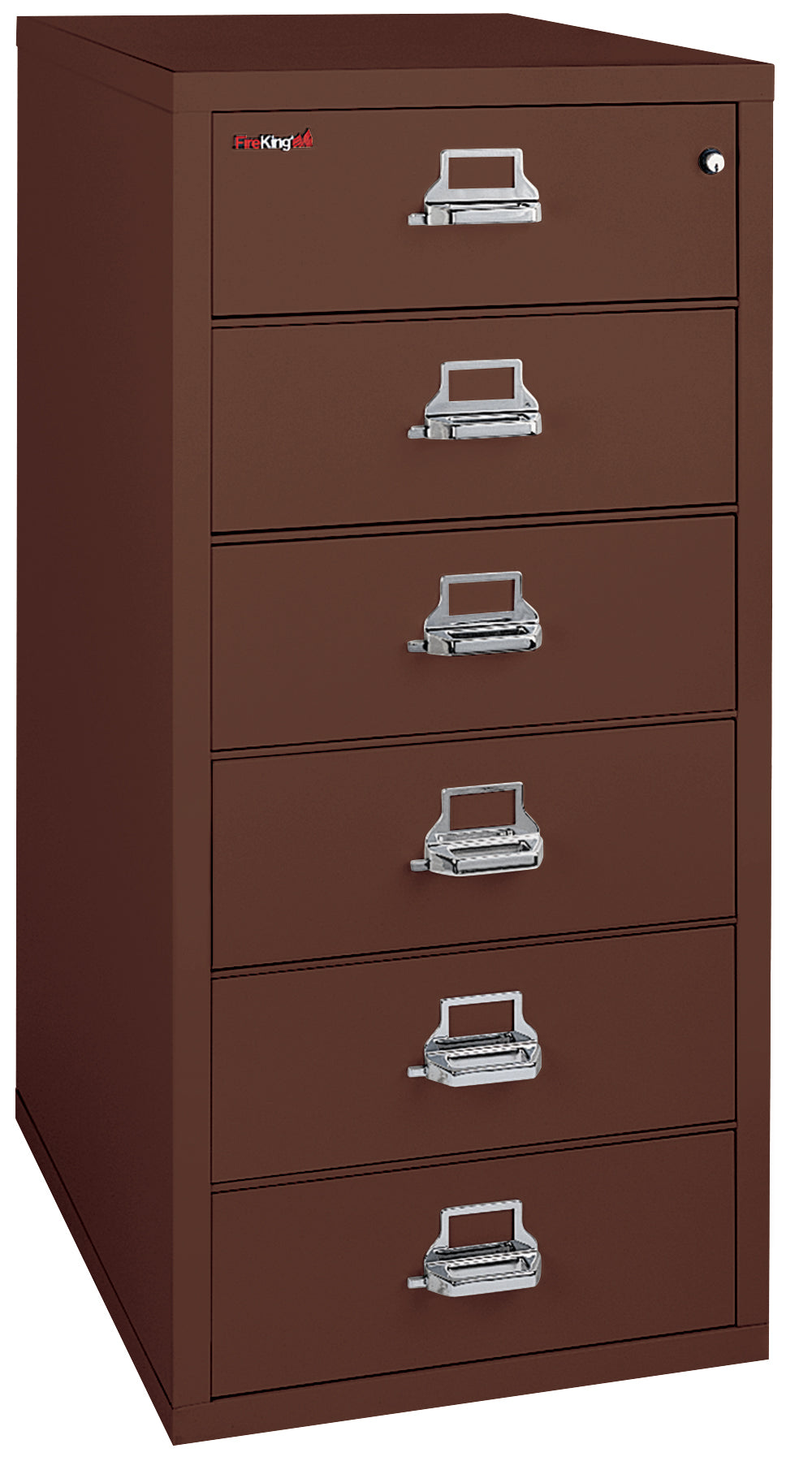 6 drawer card check and note file (Brown)