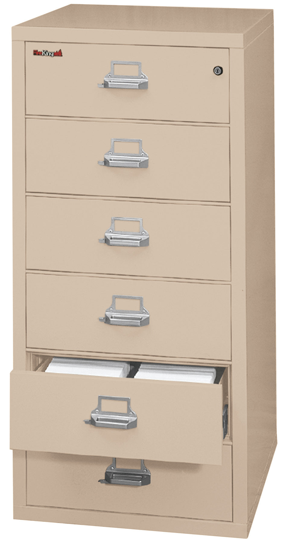 6 drawer card check and note file (Champagne)