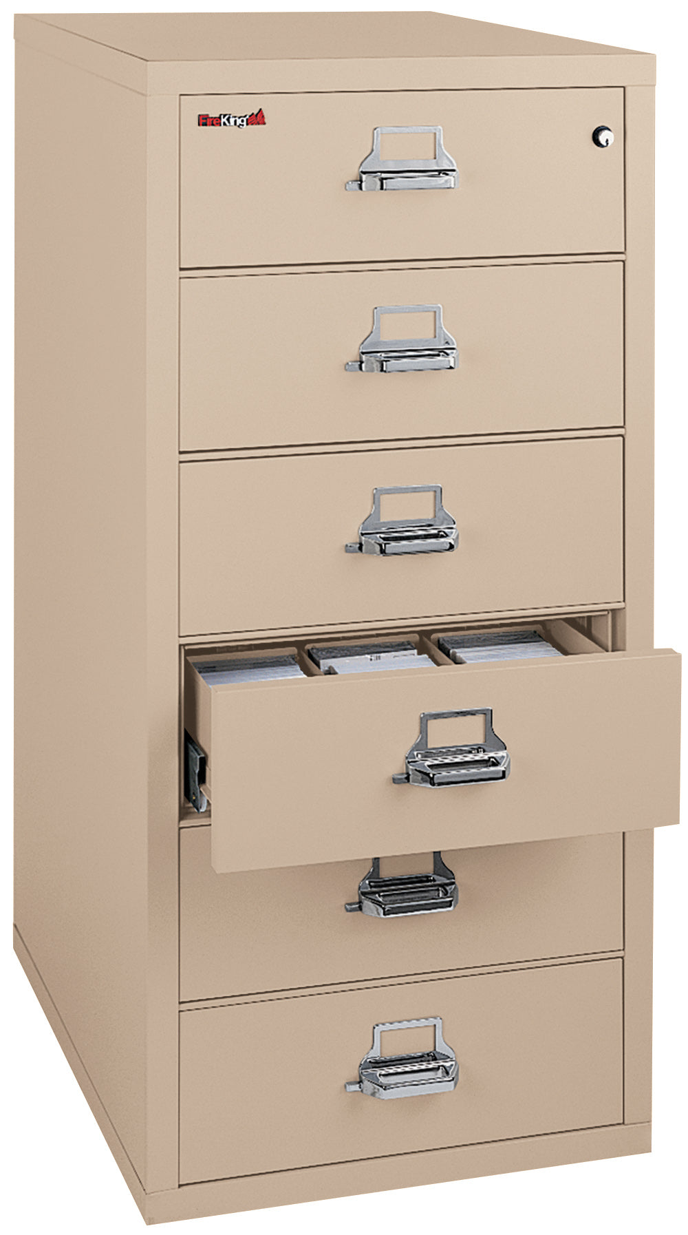 6 drawer card check and note file (Champagne)