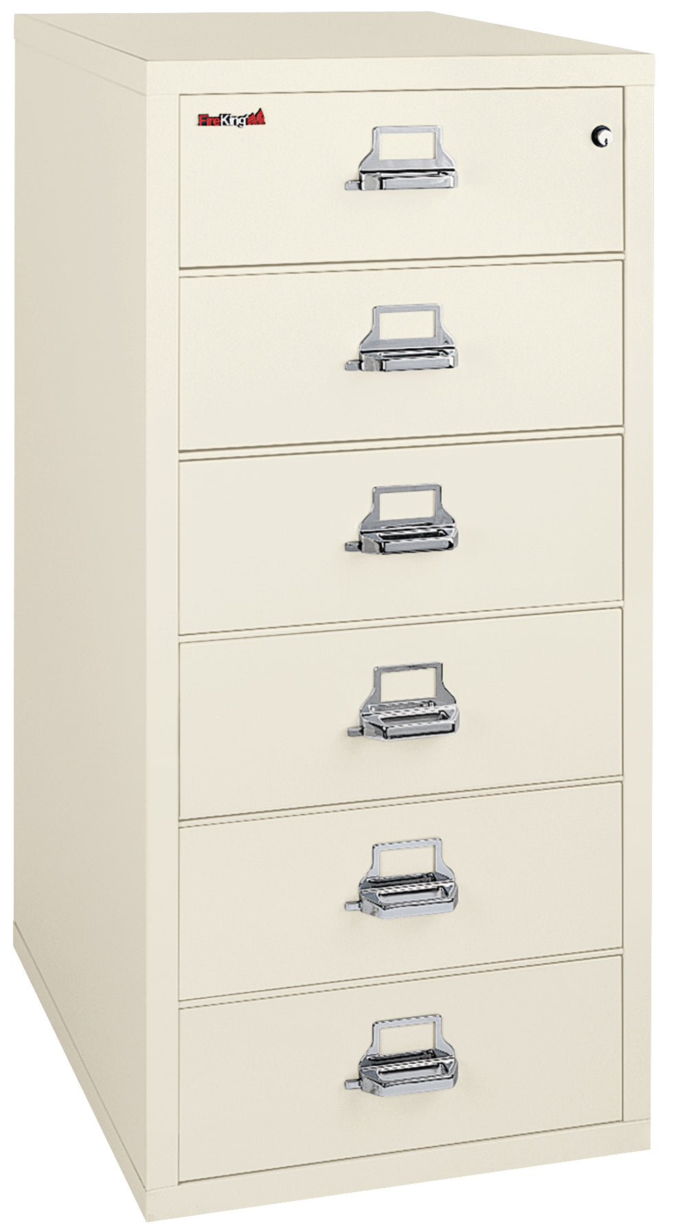 6 drawer card check and note file (Ivory White)