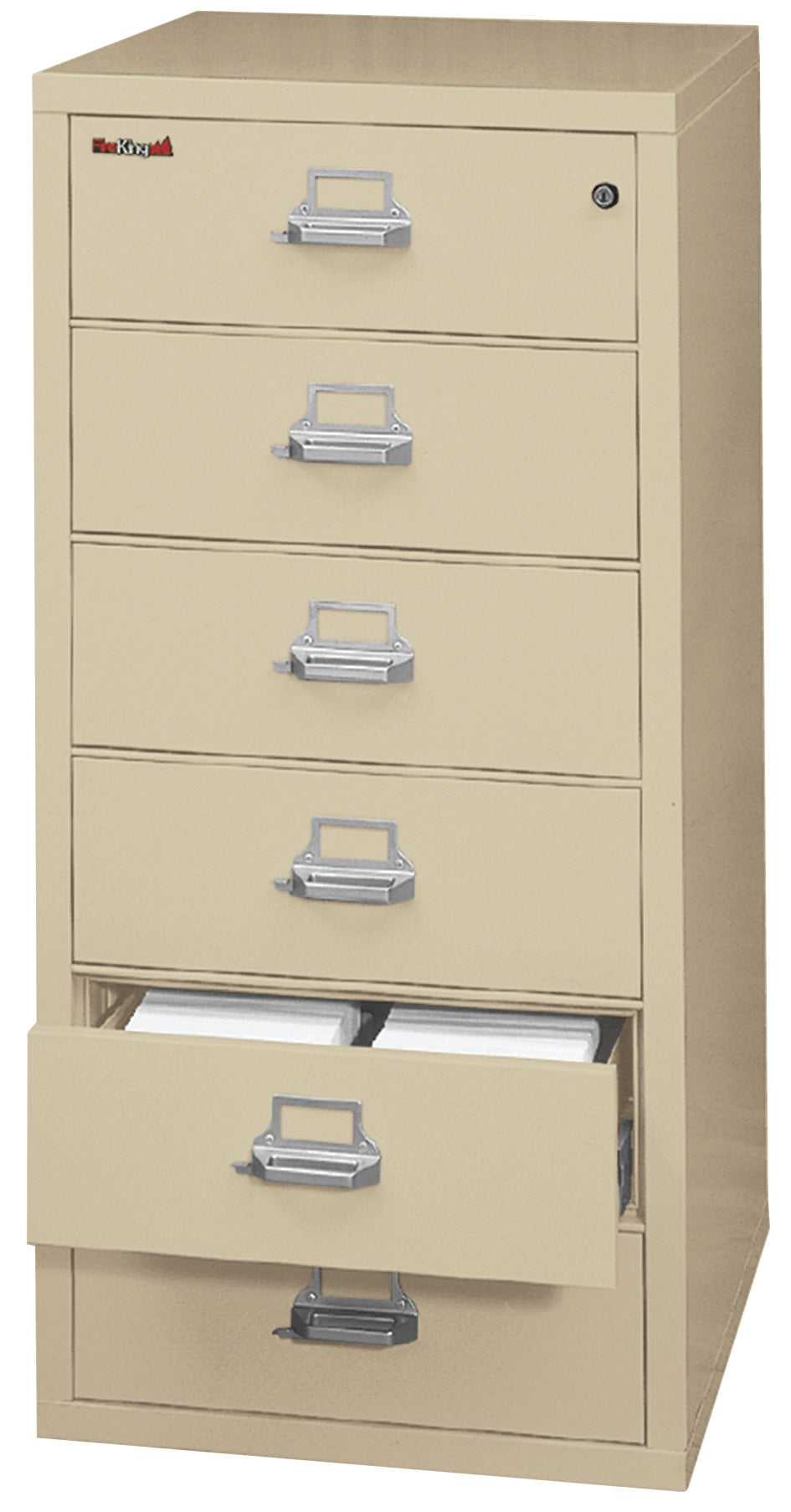 6 drawer card check and note file (Parchment)