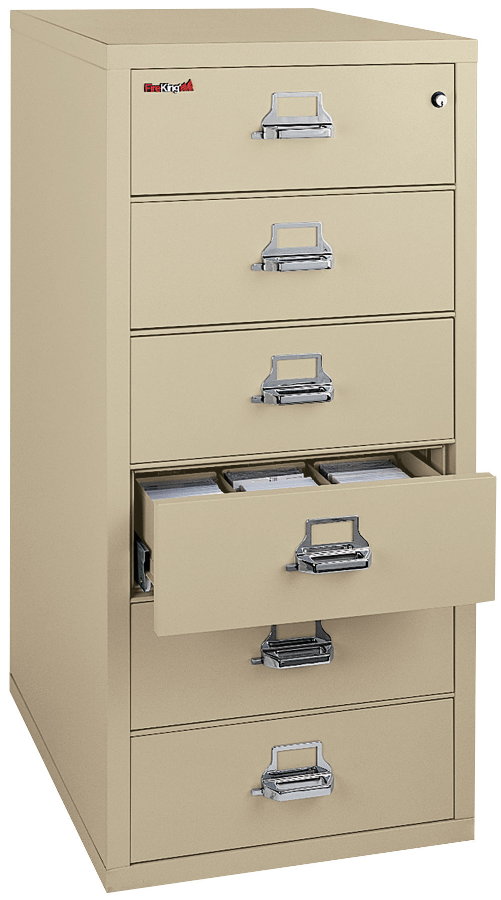 6 drawer card check and note file (Parchment)
