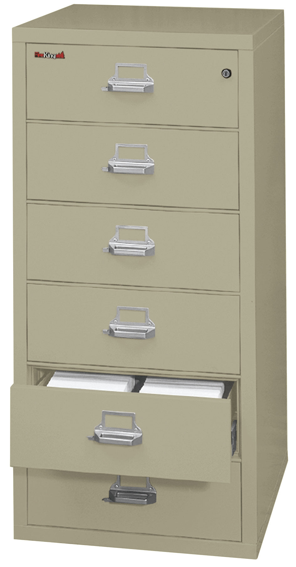 6 drawer card check and note file (Pewter)