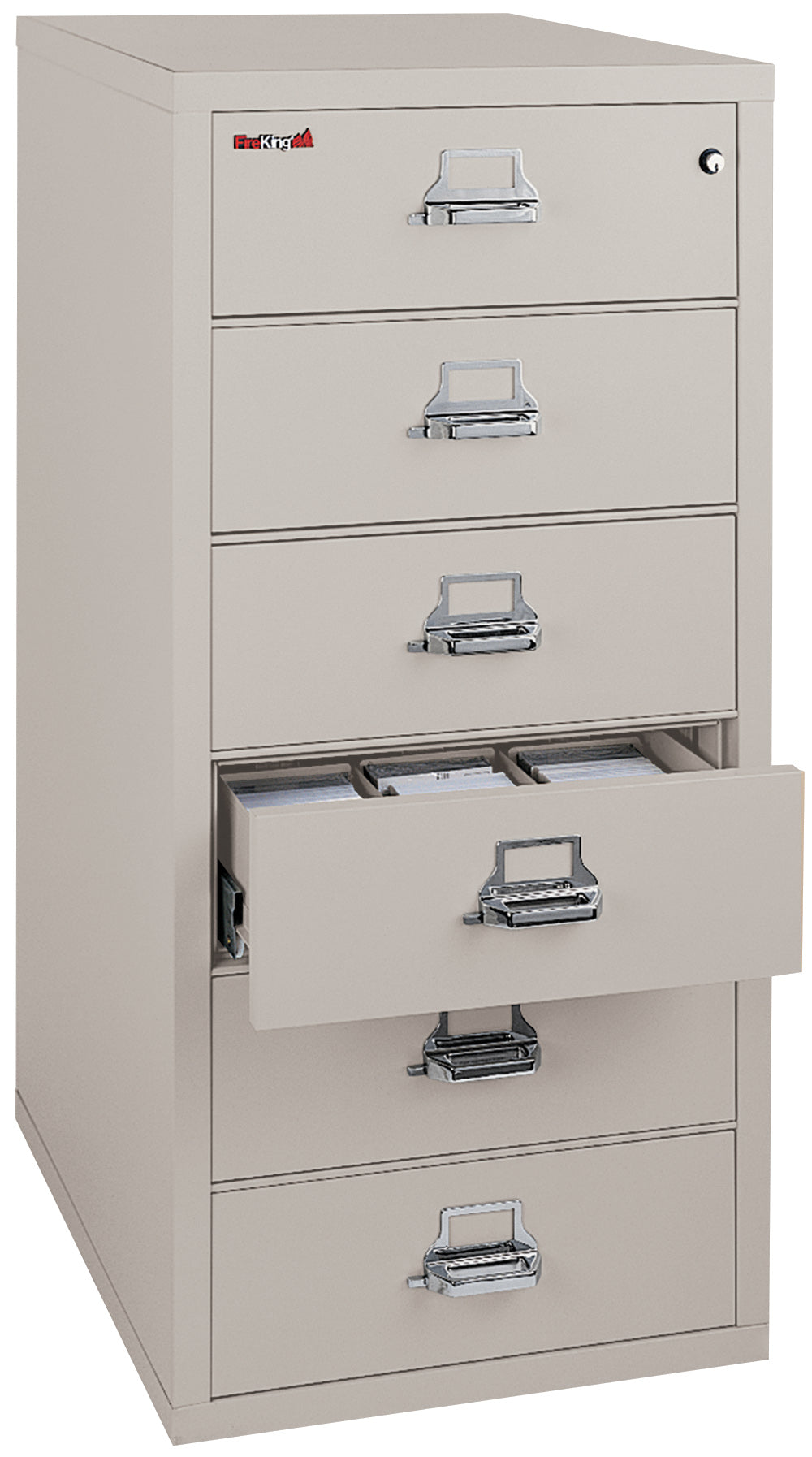 6 drawer card check and note file (Platinum)