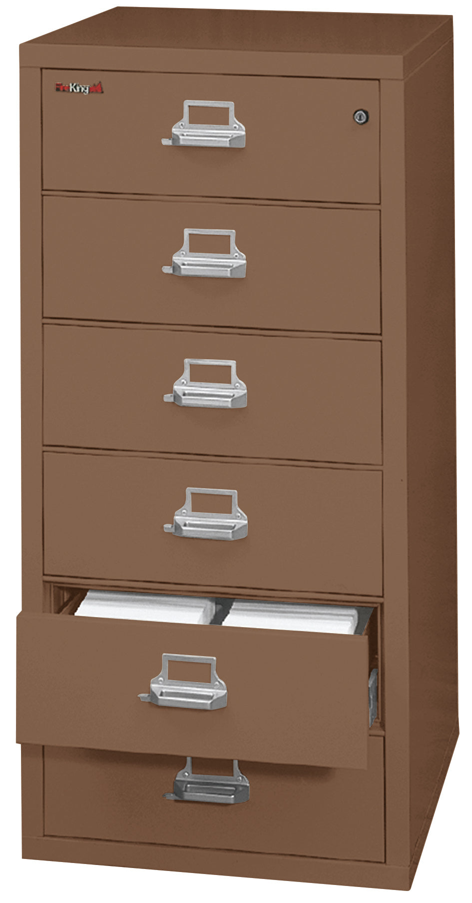 6 drawer card check and note file (Tan)